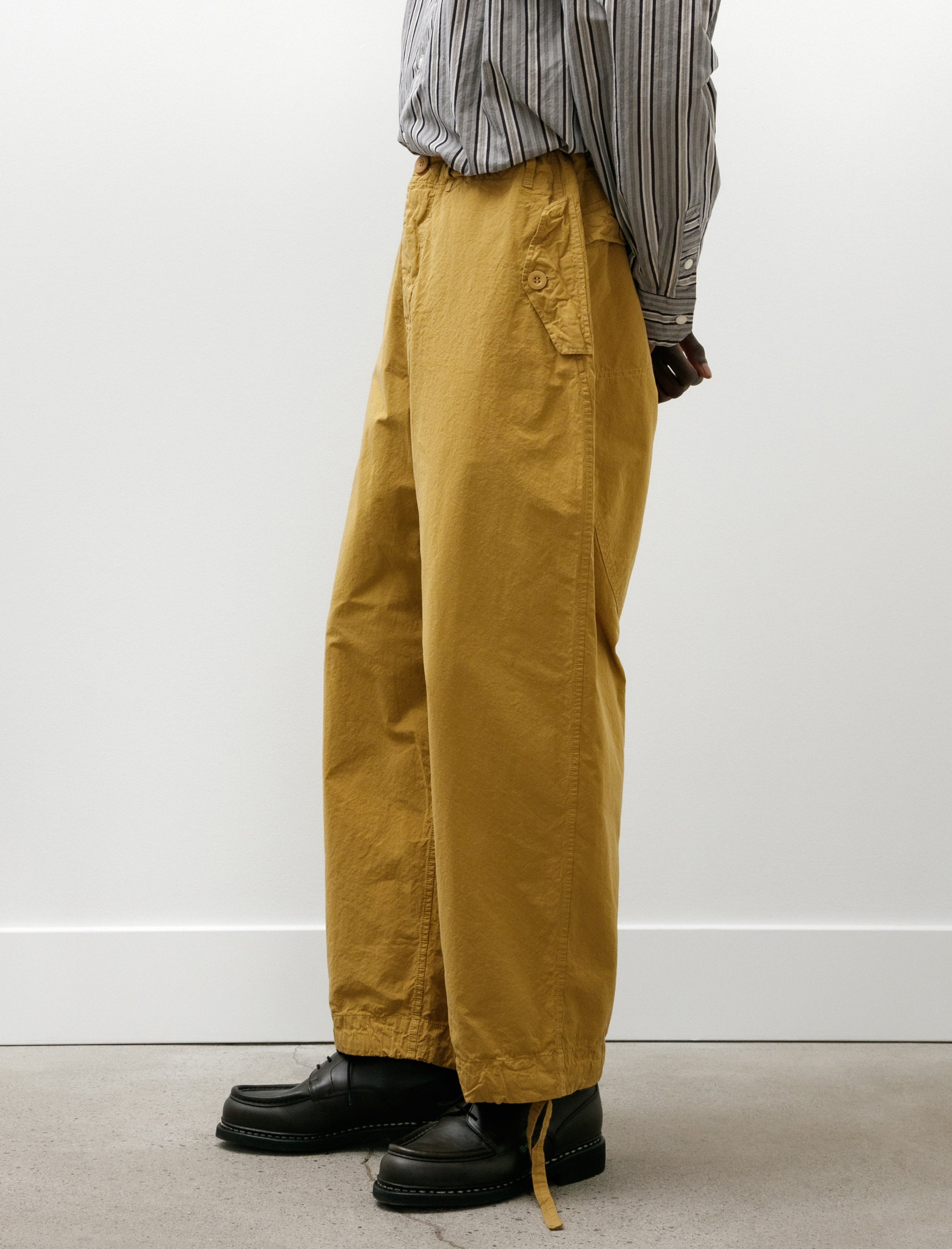 Casey Casey Abel Pant Paper Cotton Mustard