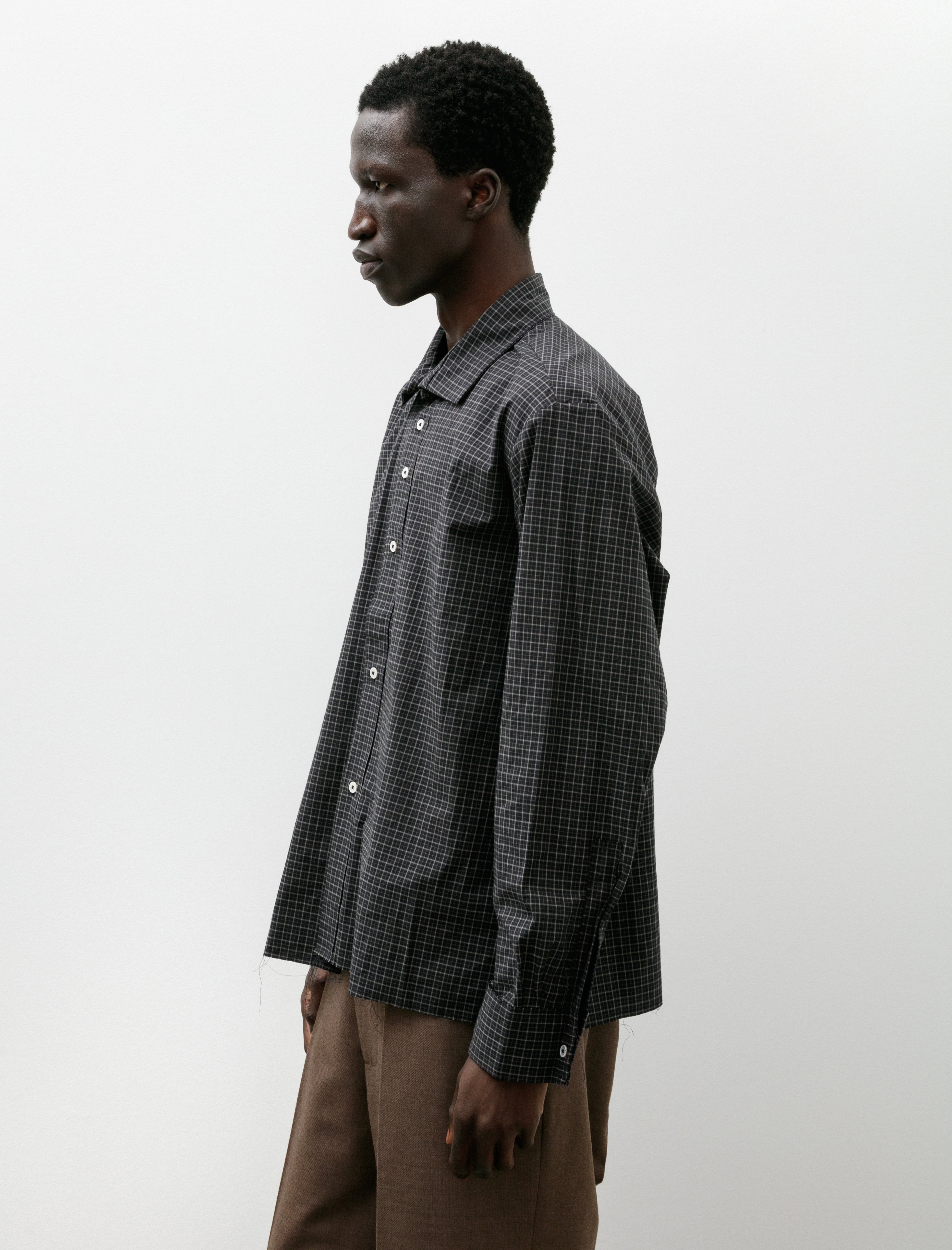 Camiel Fortgens Folded Shirt Black Check
