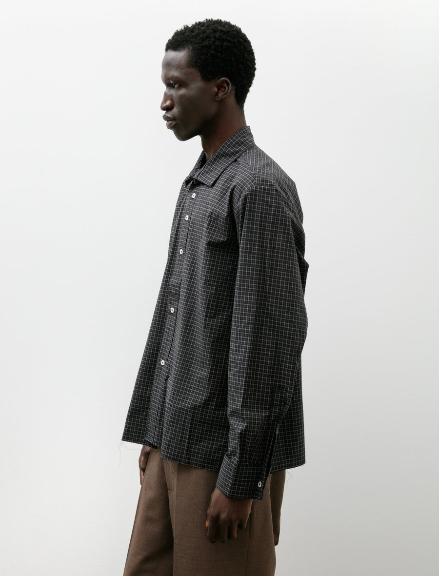 Folded Shirt Black Check - Image 3