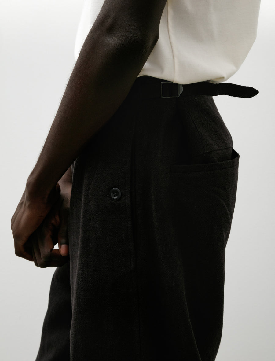 Tavern Trouser Ramie Cotton Charcoal - Image 7