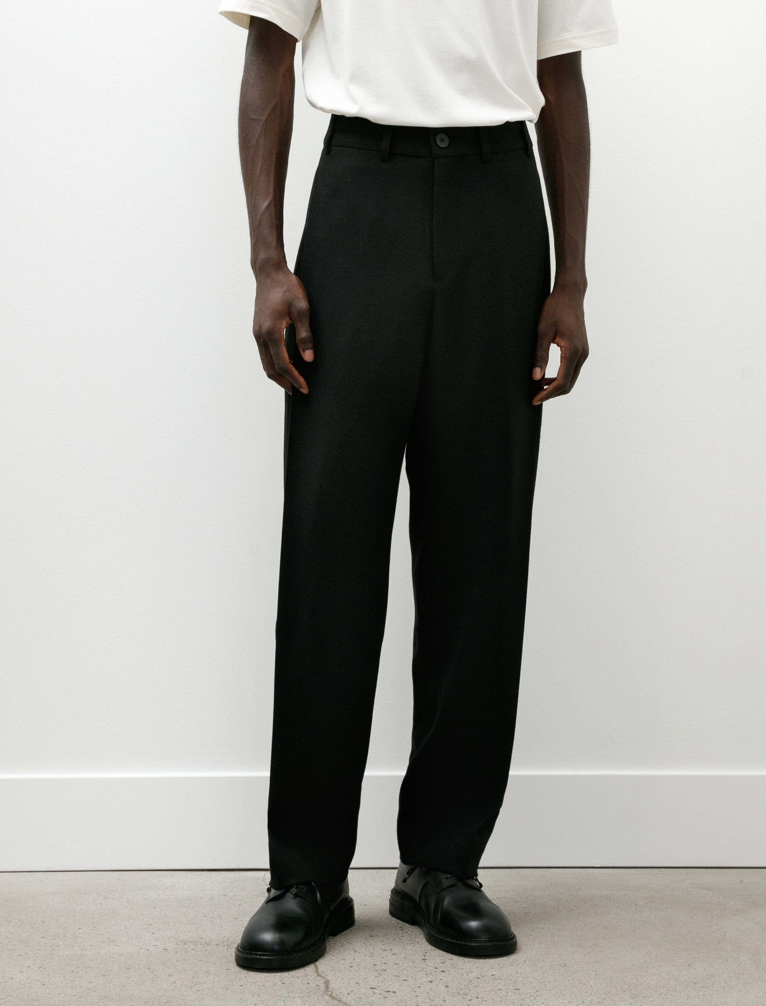 Lea Boberg LB-3-DP Trousers Wool Crepe Black