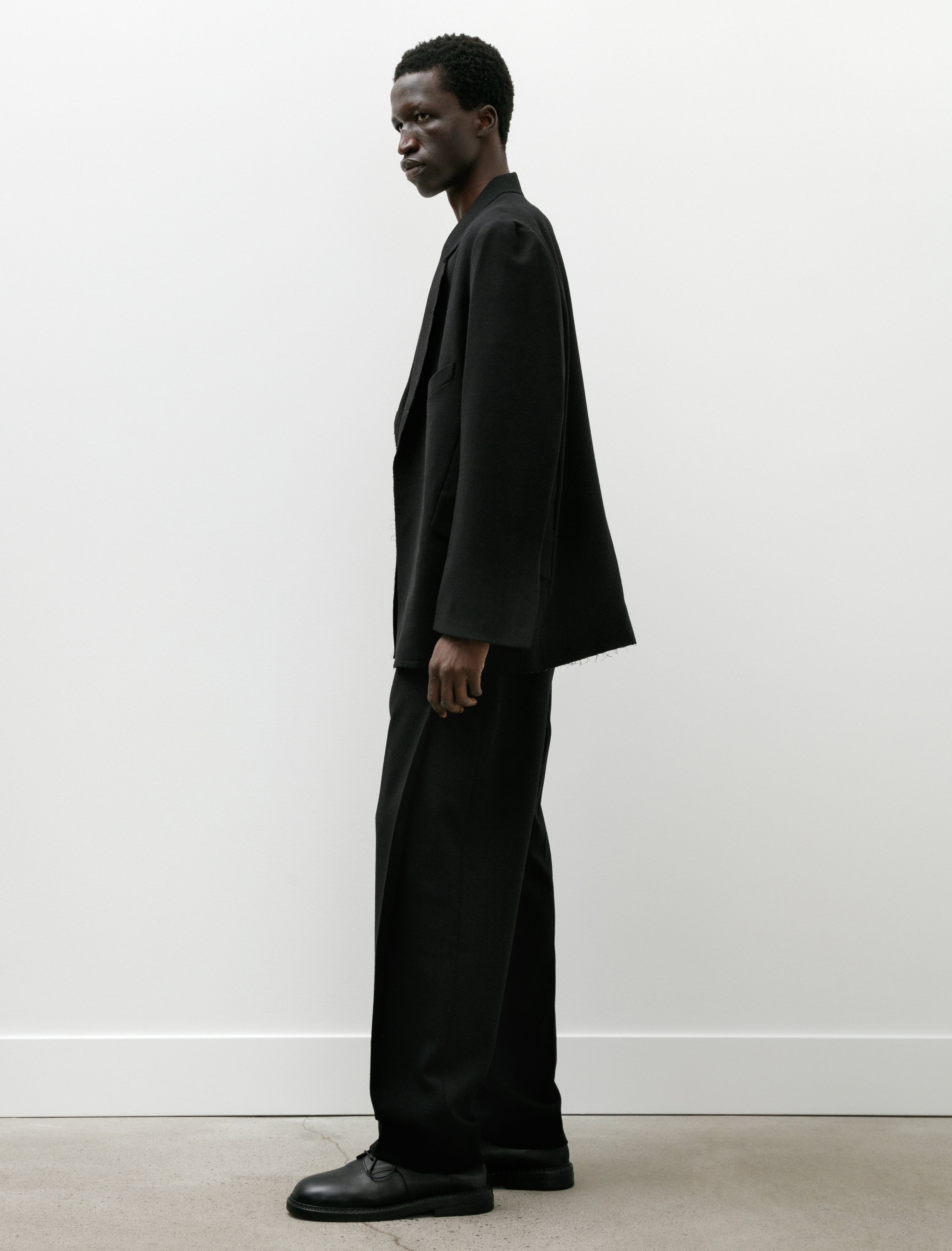 Lea Boberg LB-3-DP Trousers Wool Crepe Black