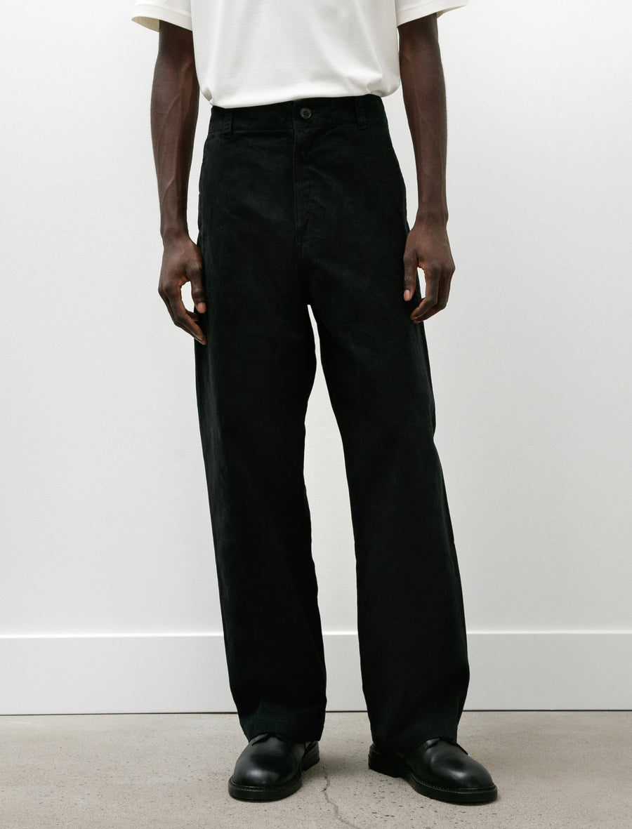 Lux Pants Garment Dyed Moleskin Black - Image 4