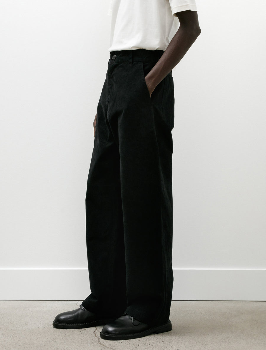 Lux Pants Garment Dyed Moleskin Black - Image 6