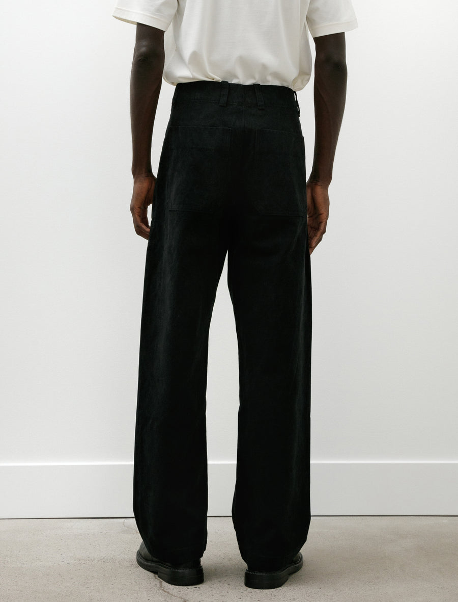 Lux Pants Garment Dyed Moleskin Black - Image 5