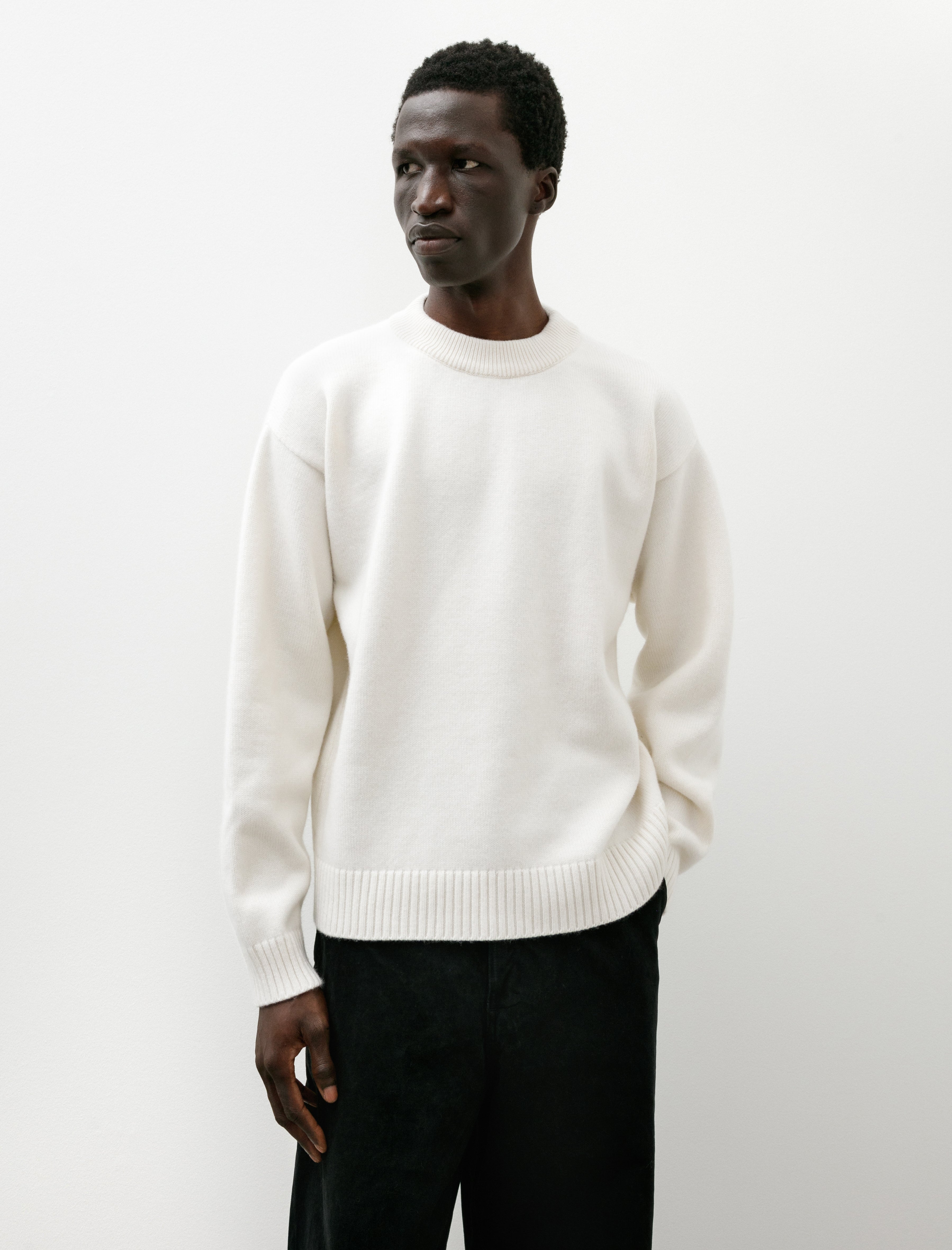 Arpenteur Source Sweater Merino Cashmere Off-White