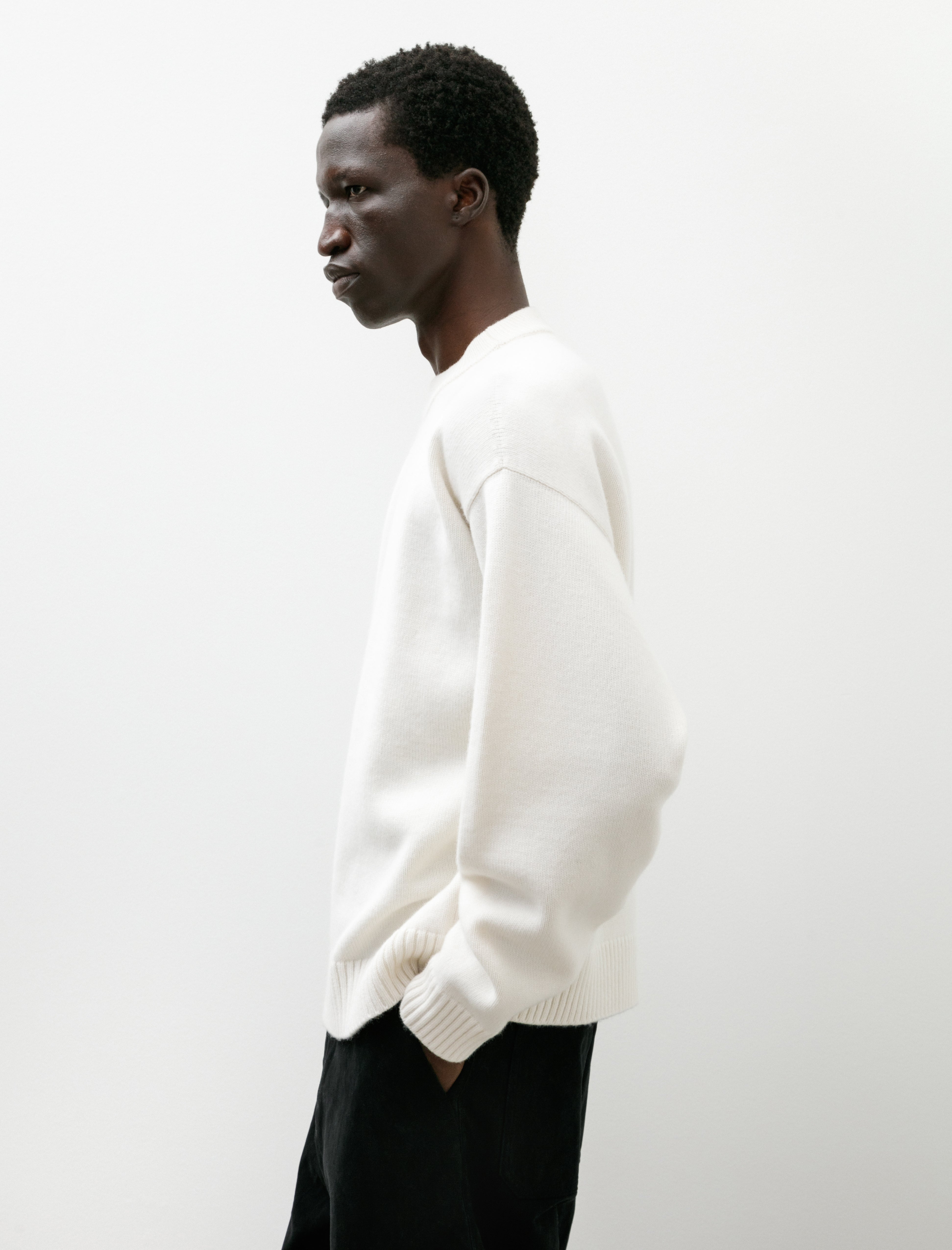Arpenteur Source Sweater Merino Cashmere Off-White