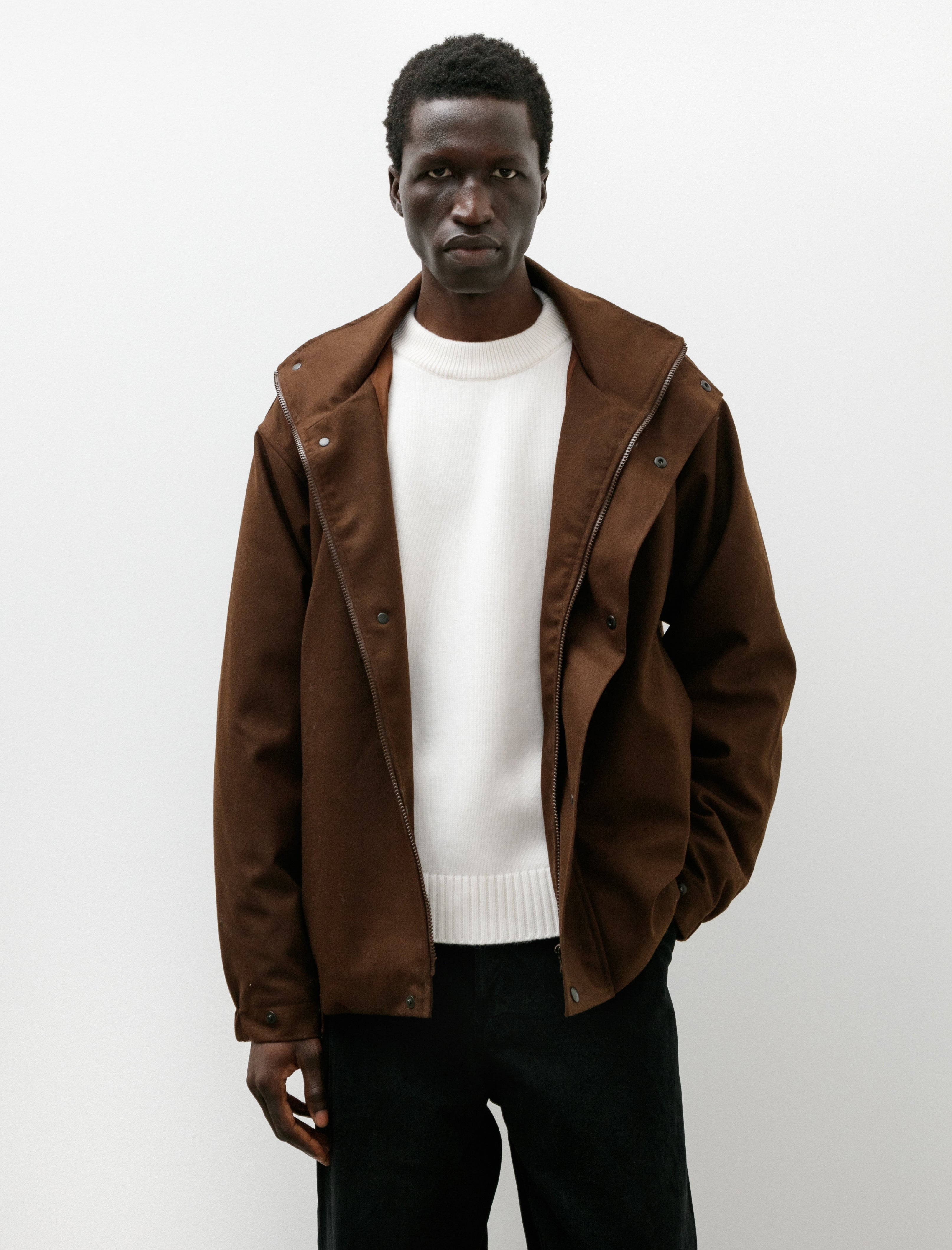 Arpenteur Air Two-Layer Wool Tobacco Brown