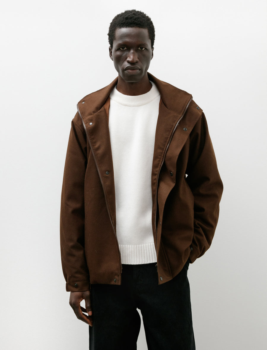 Air Two-Layer Wool Tobacco Brown - Image 4