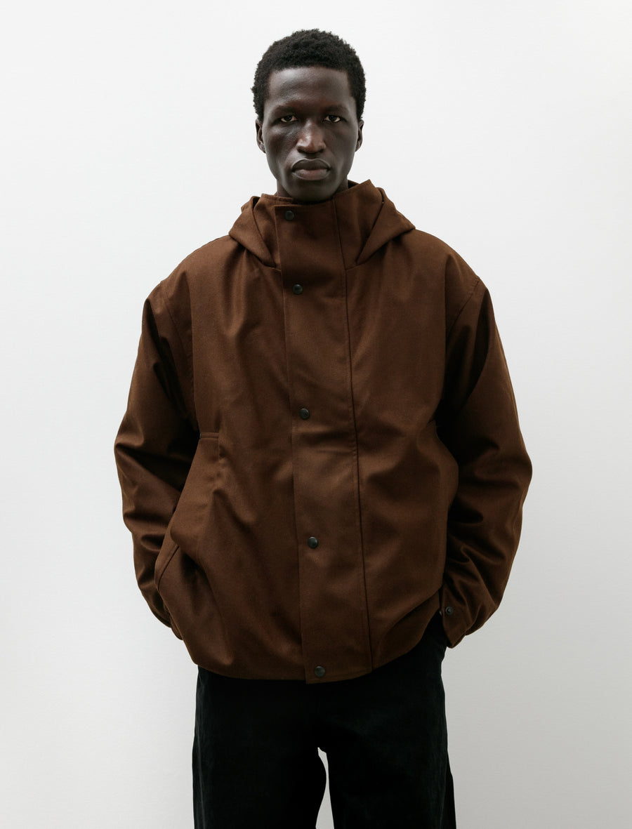 Air Two-Layer Wool Tobacco Brown - Image 1