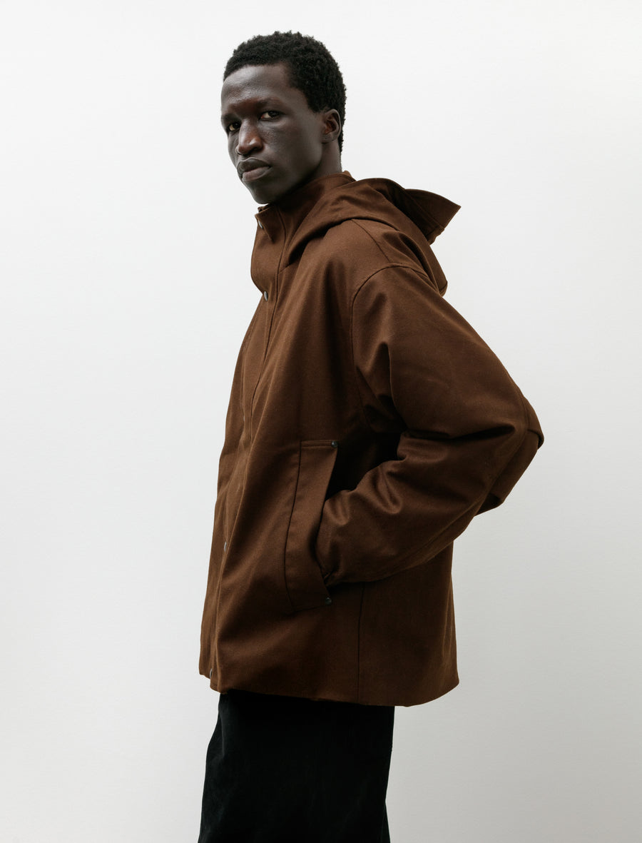 Air Two-Layer Wool Tobacco Brown - Image 3