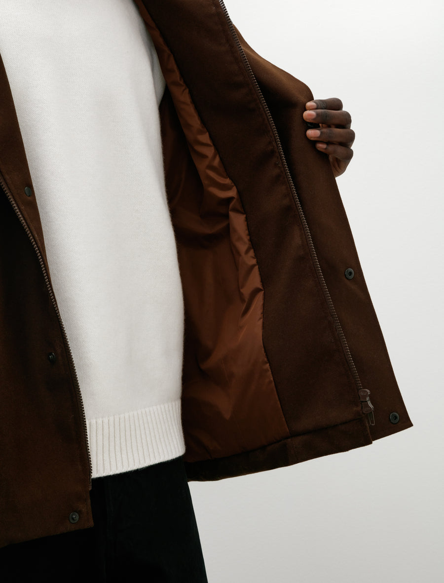 Air Two-Layer Wool Tobacco Brown - Image 7