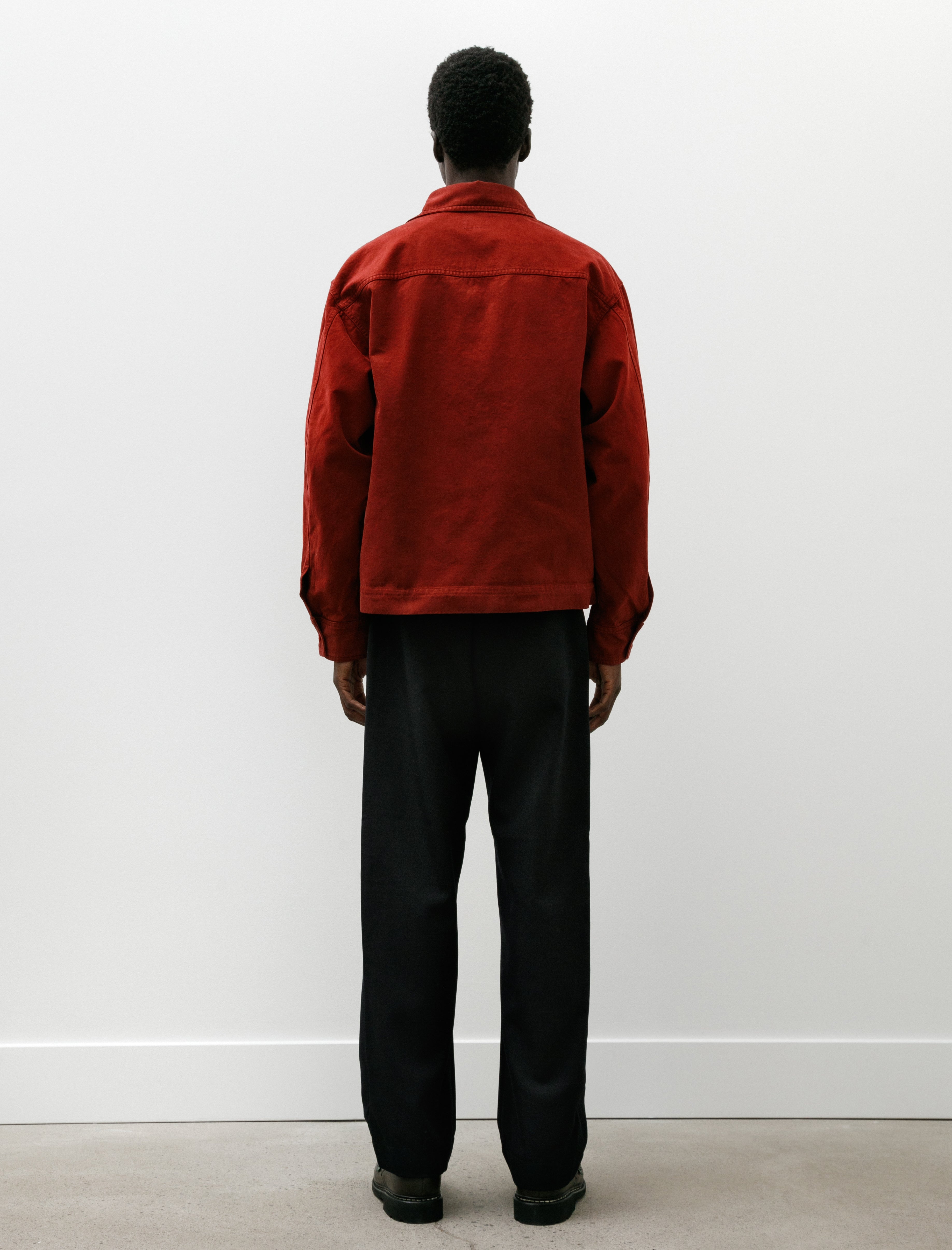 Arpenteur Fox P Lined Trousers Wool Gabardine Midnight