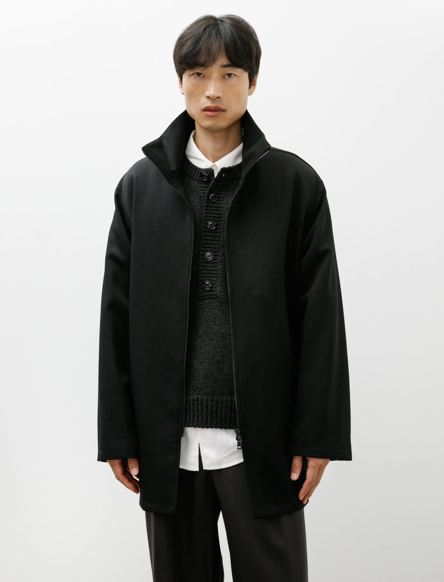 Tiller Jacket Coarse Black Gabardine - Image 4