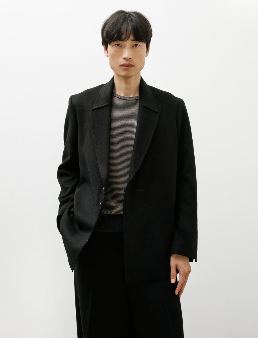 LB-1J-RPL Blazer Wool Cashmere Silk Black - Image 1
