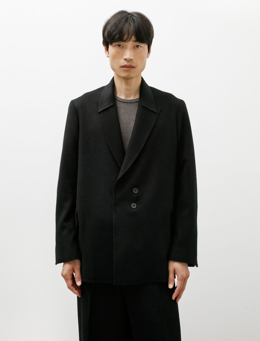 LB-1J-RPL Blazer Wool Cashmere Silk Black - Image 4
