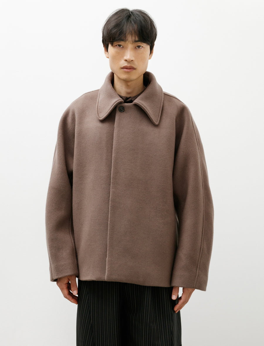 LB-16D-TP Chore Jacket Boiled Wool Deadstock Taupe - Image 1