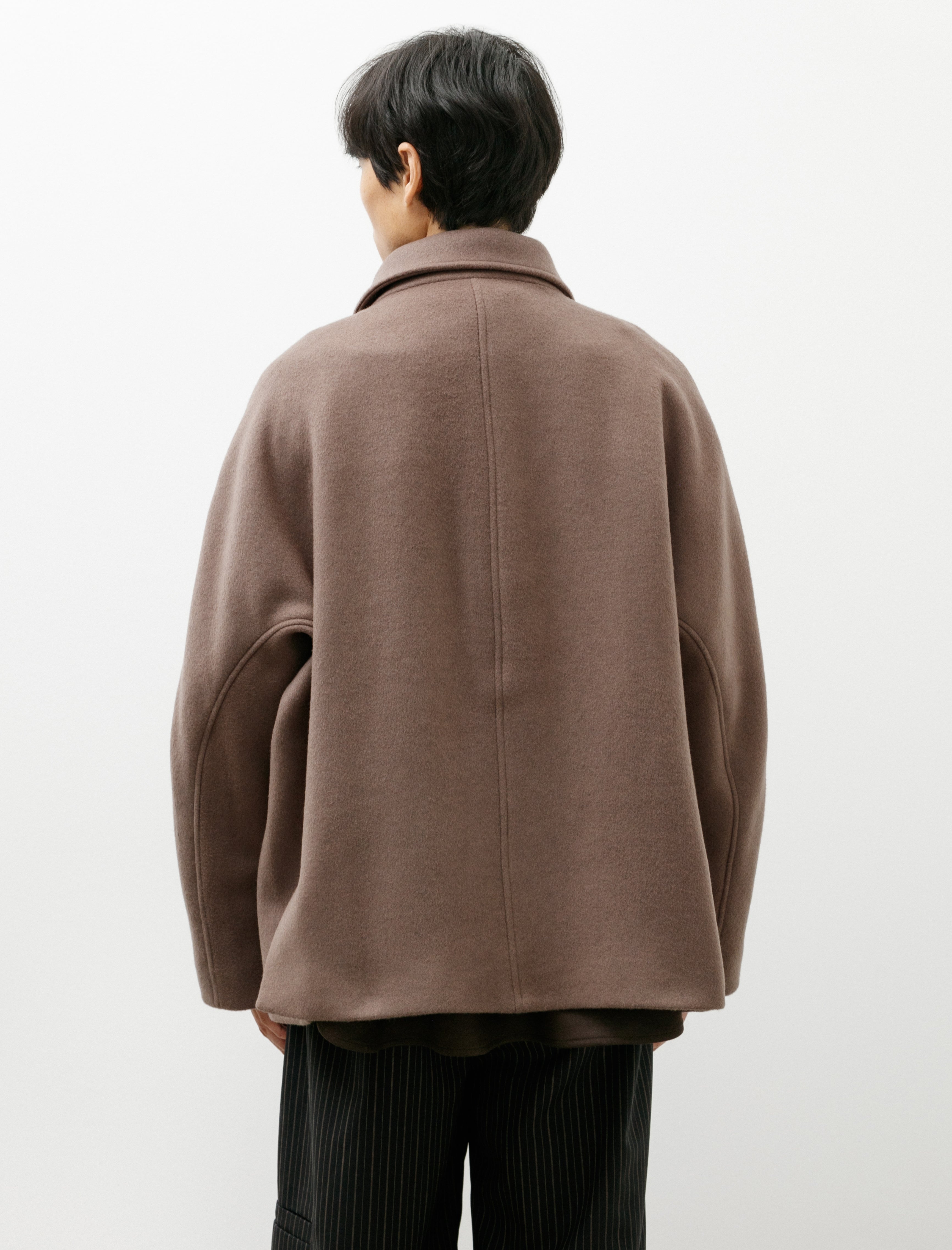 Lea Boberg LB-16D-TP Chore Jacket Boiled Wool Deadstock Taupe