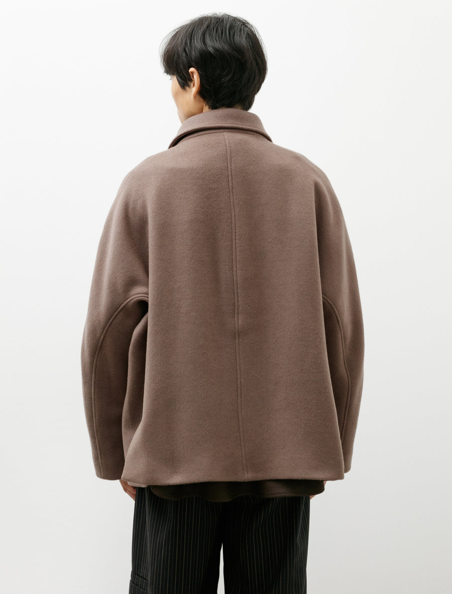 LB-16D-TP Chore Jacket Boiled Wool Deadstock Taupe - Image 2