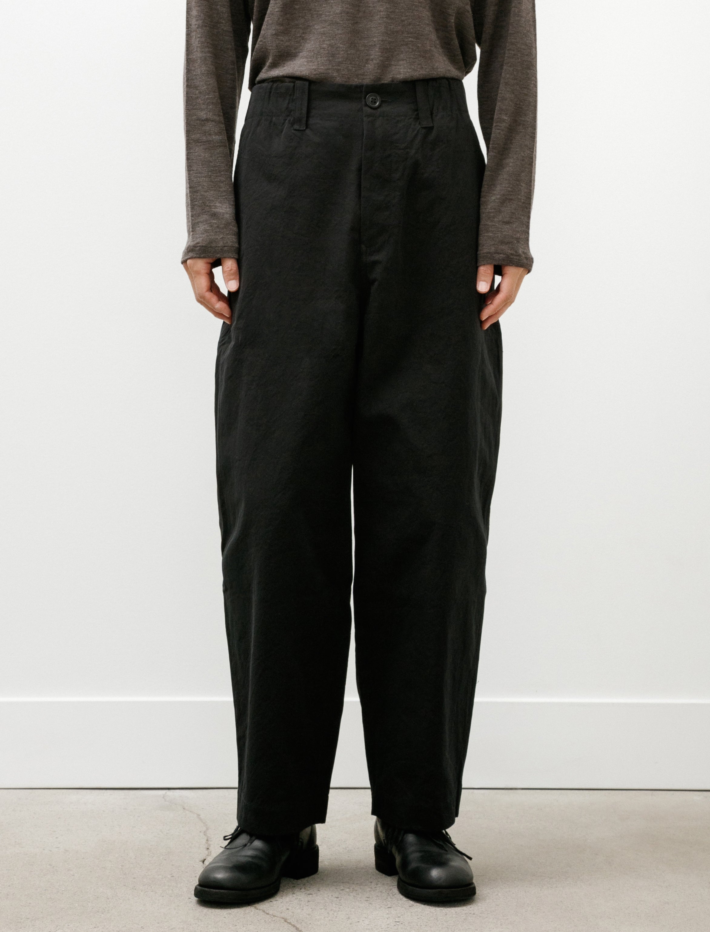 Warren Pant Double Cotton Black