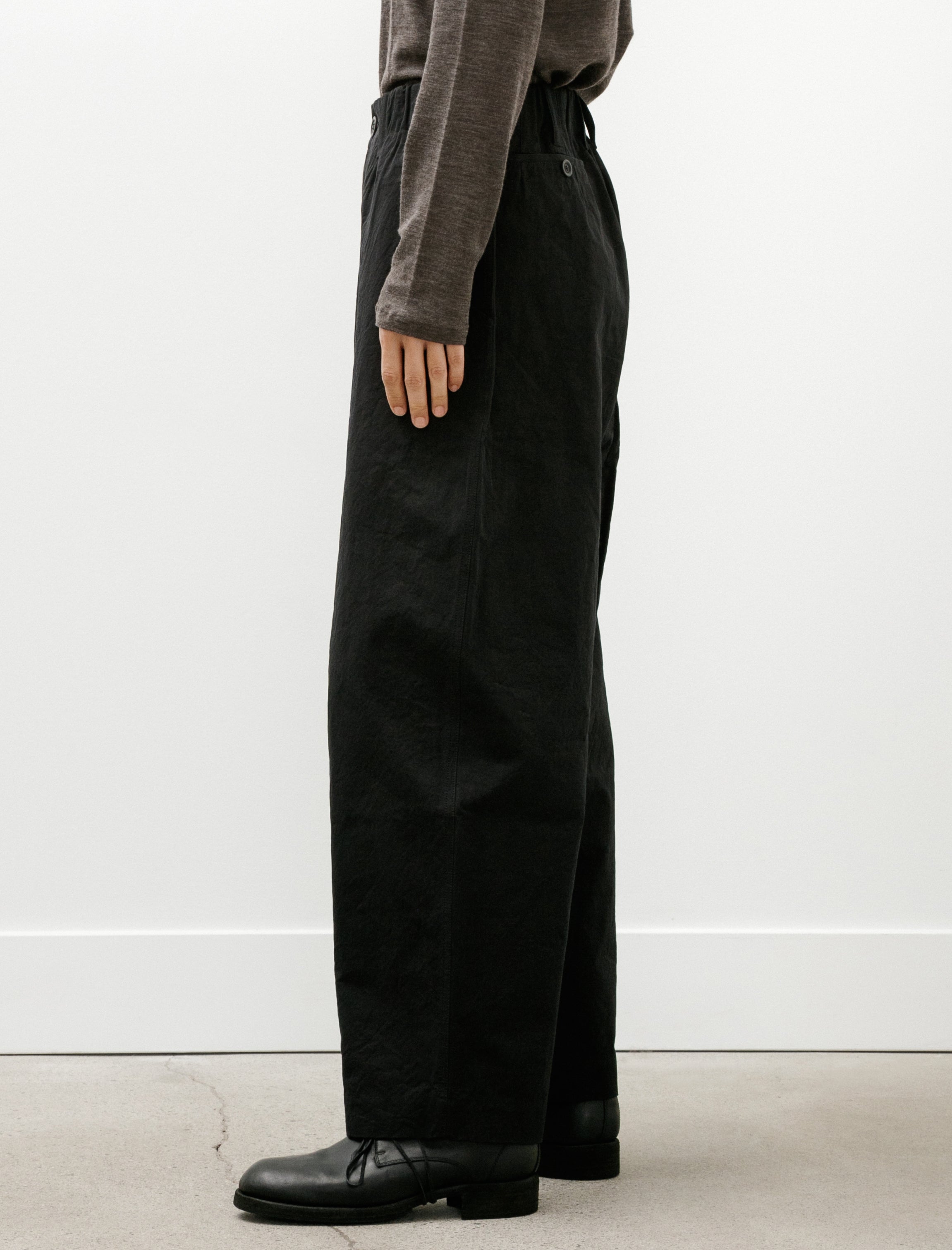 Warren Pant Double Cotton Black