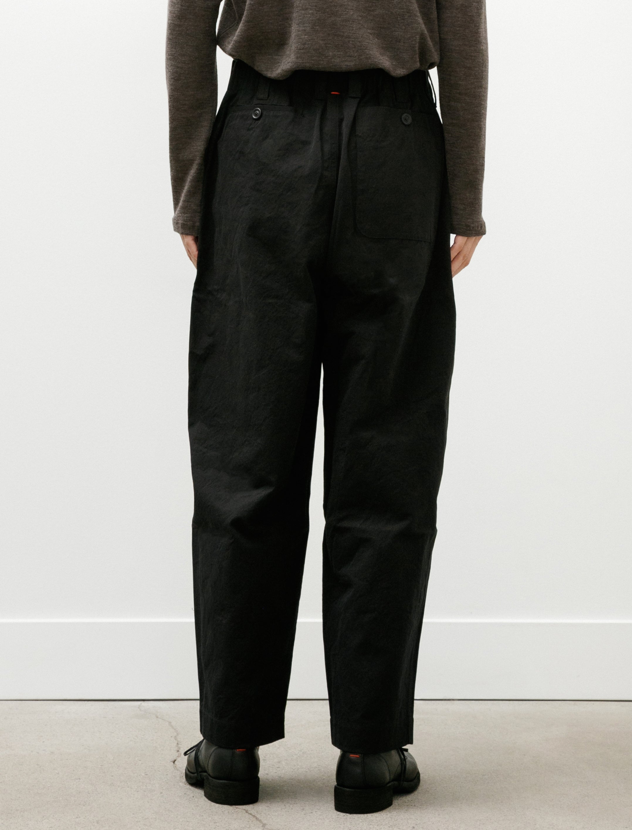 Warren Pant Double Cotton Black