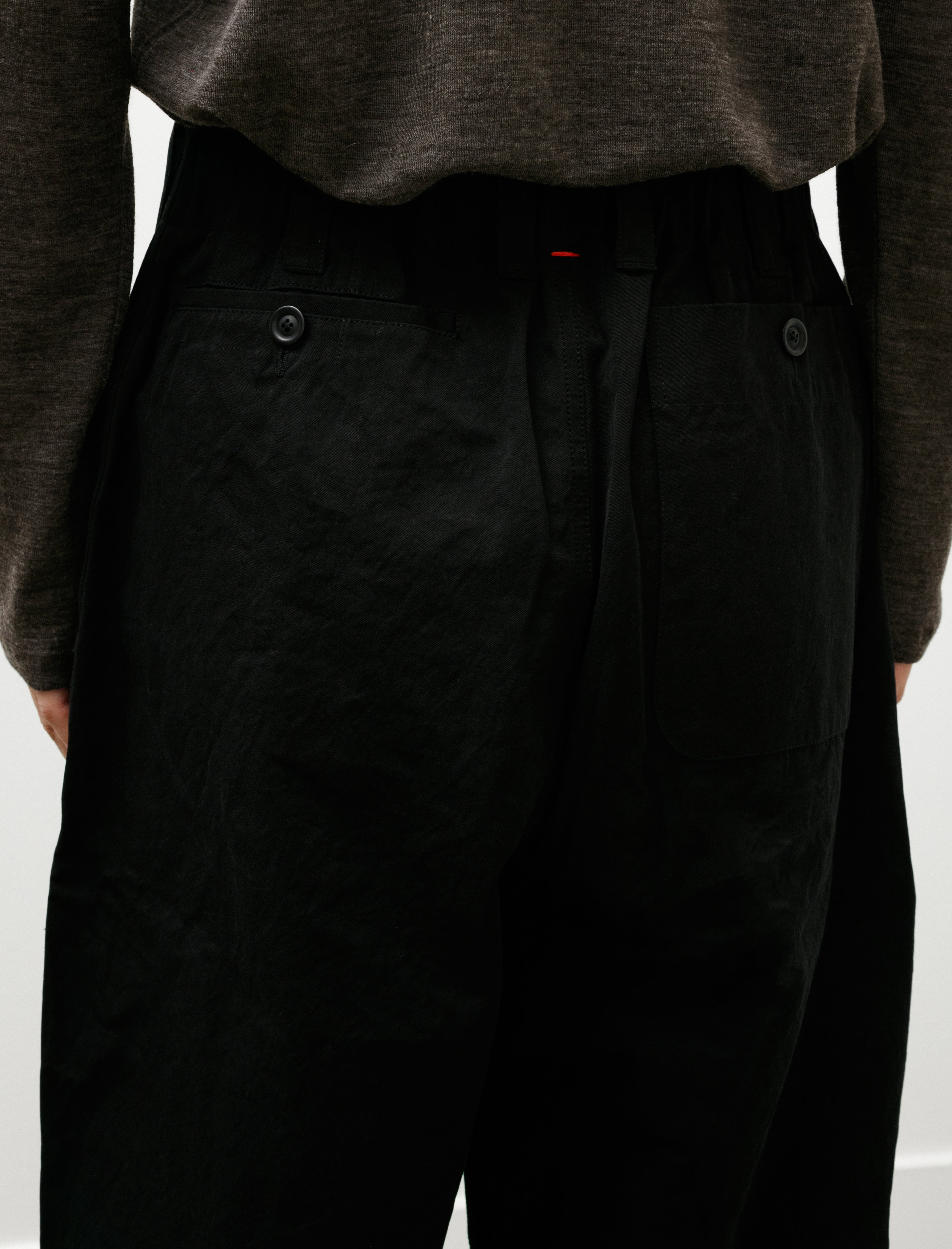 Warren Pant Double Cotton Black
