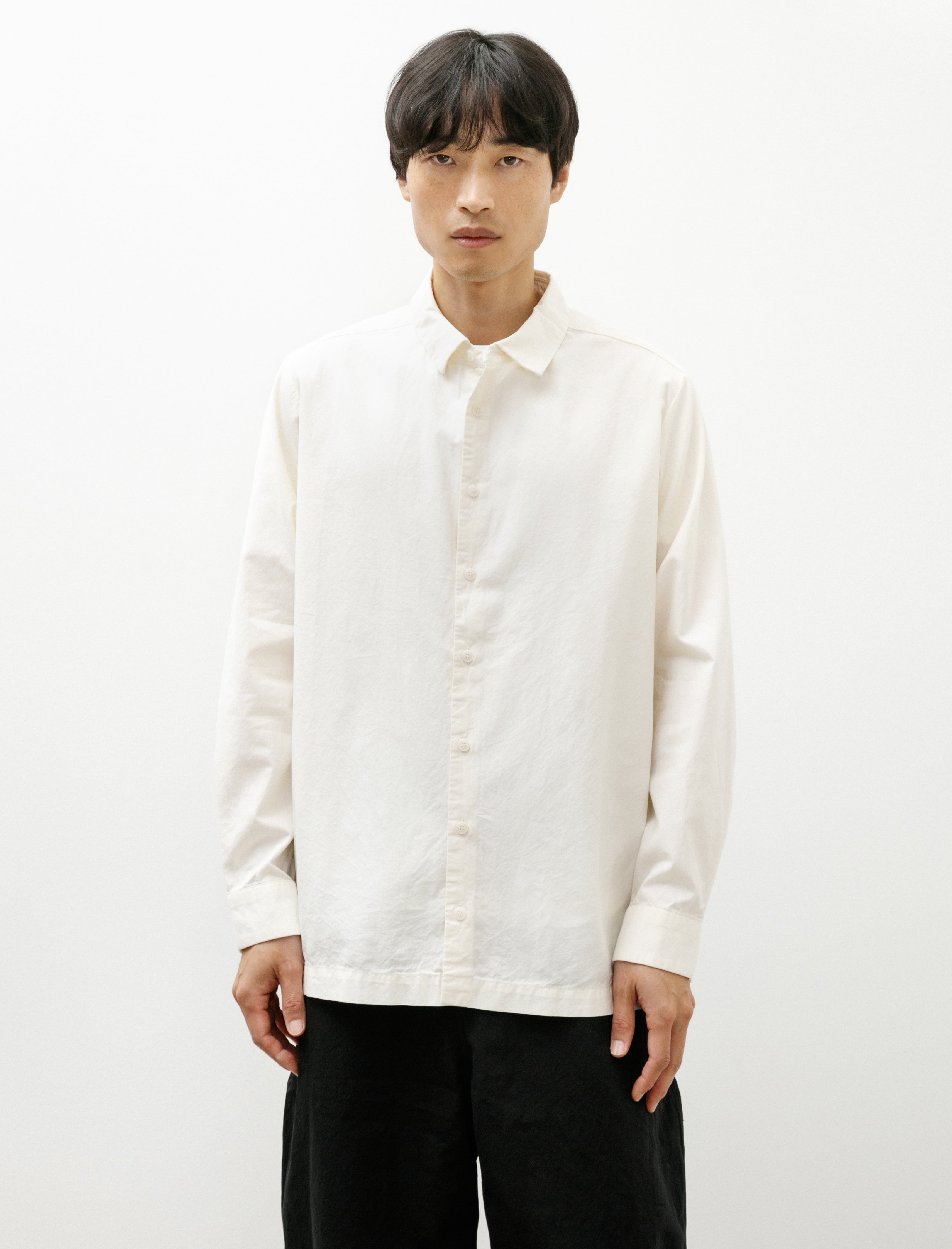 Casey Casey Cooper Shirt Twill Cotton Cloud