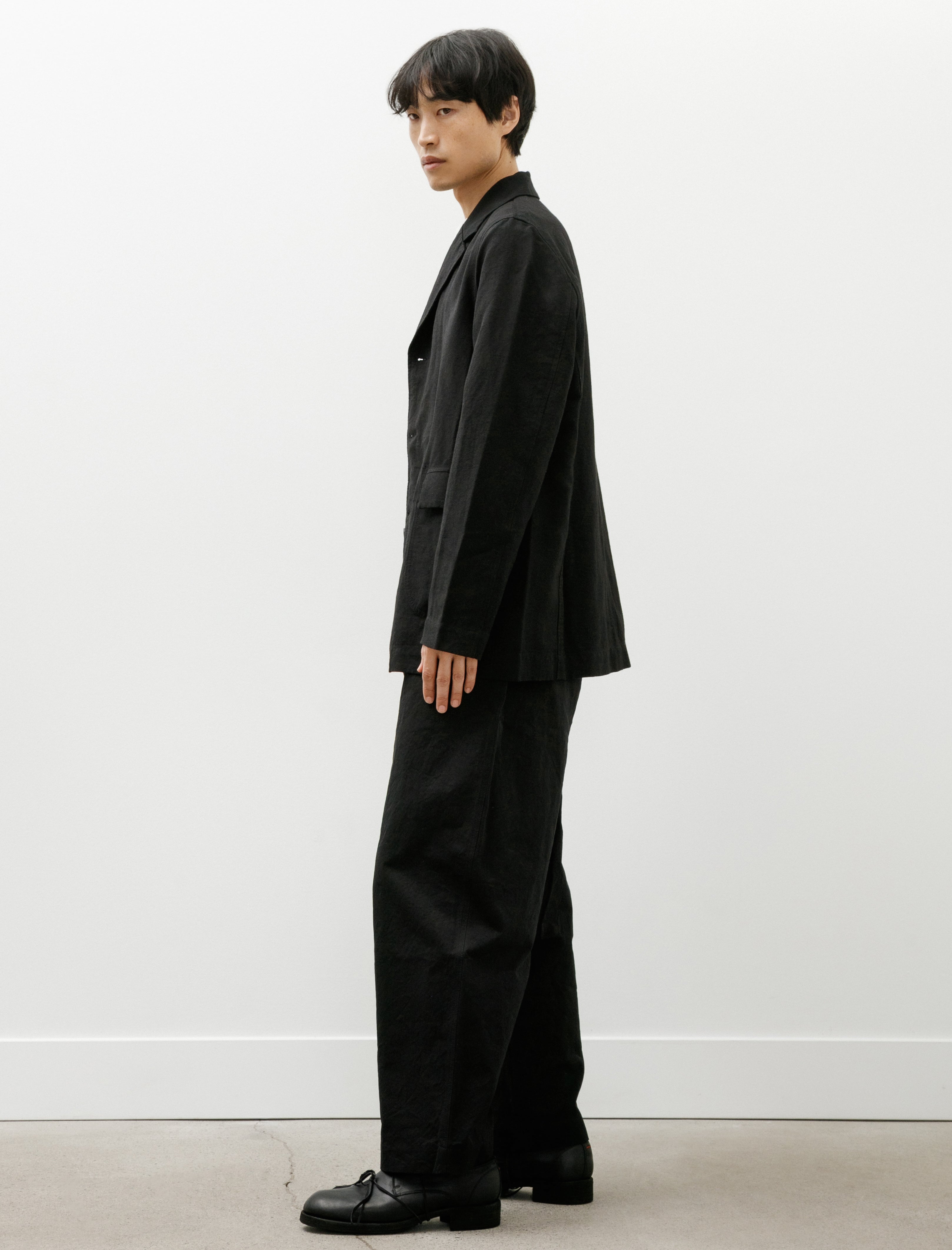 Warren Pant Double Cotton Black