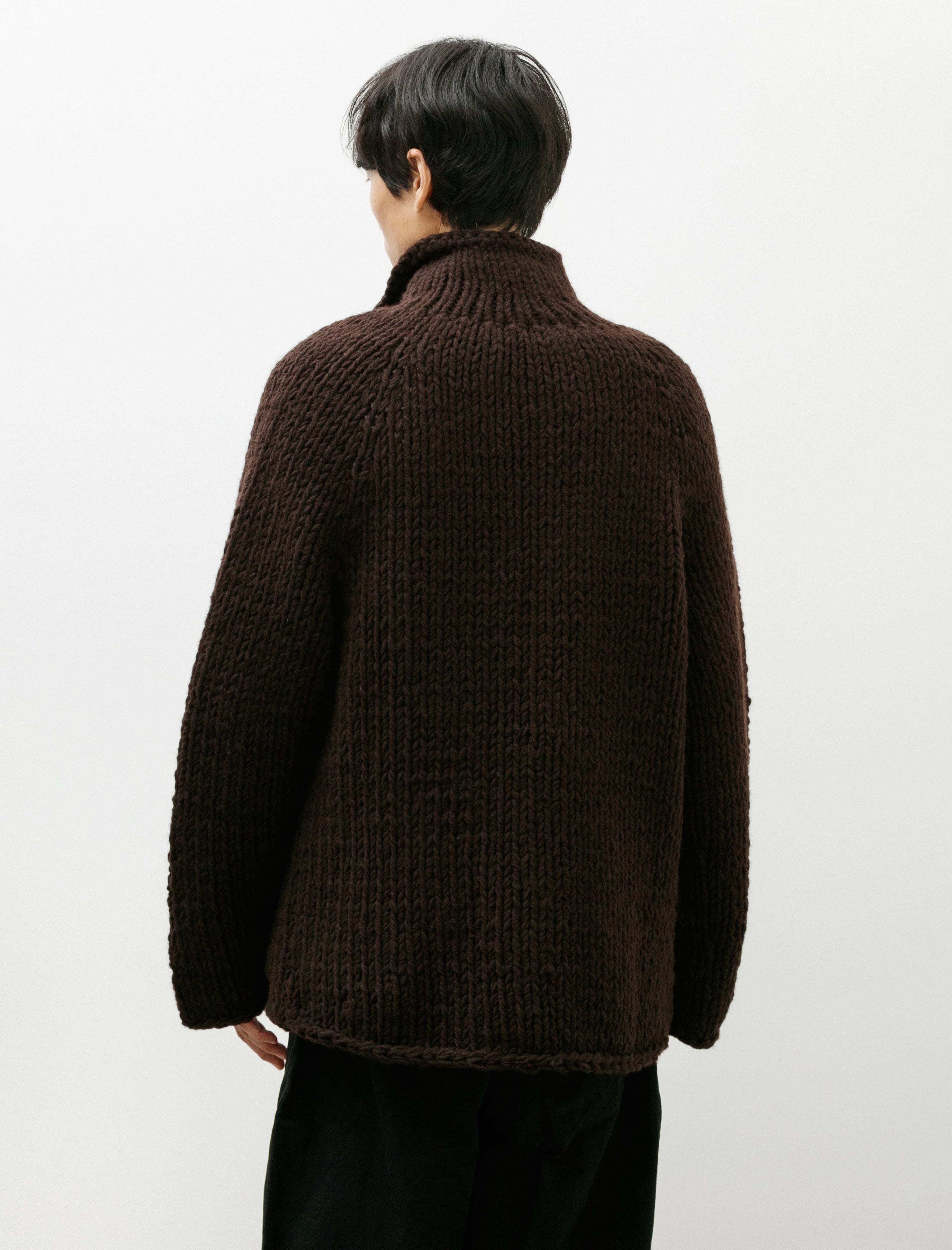 Casey Casey Camille Cardigan Chunky Ebony