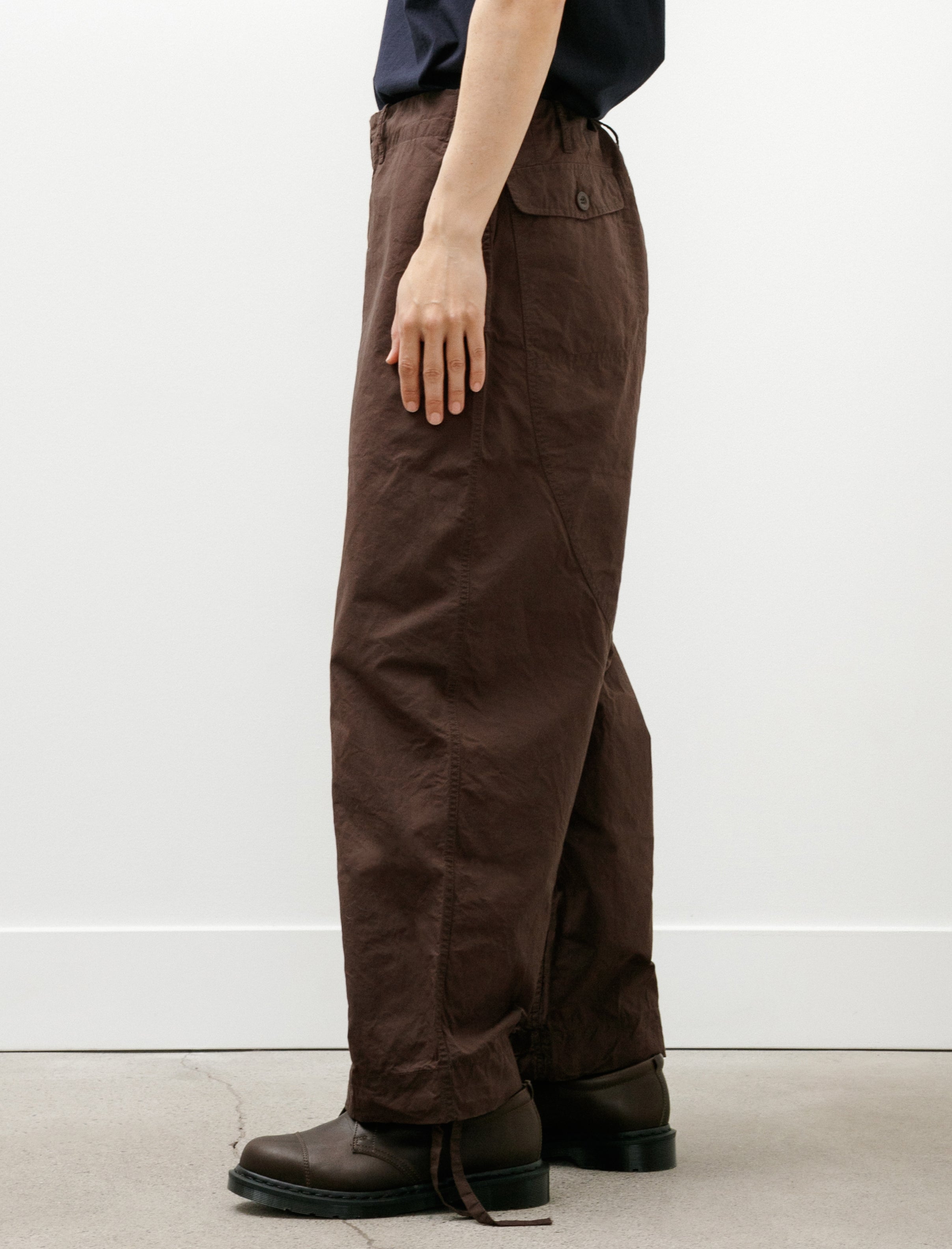 Abel Pant L Wax Ebony