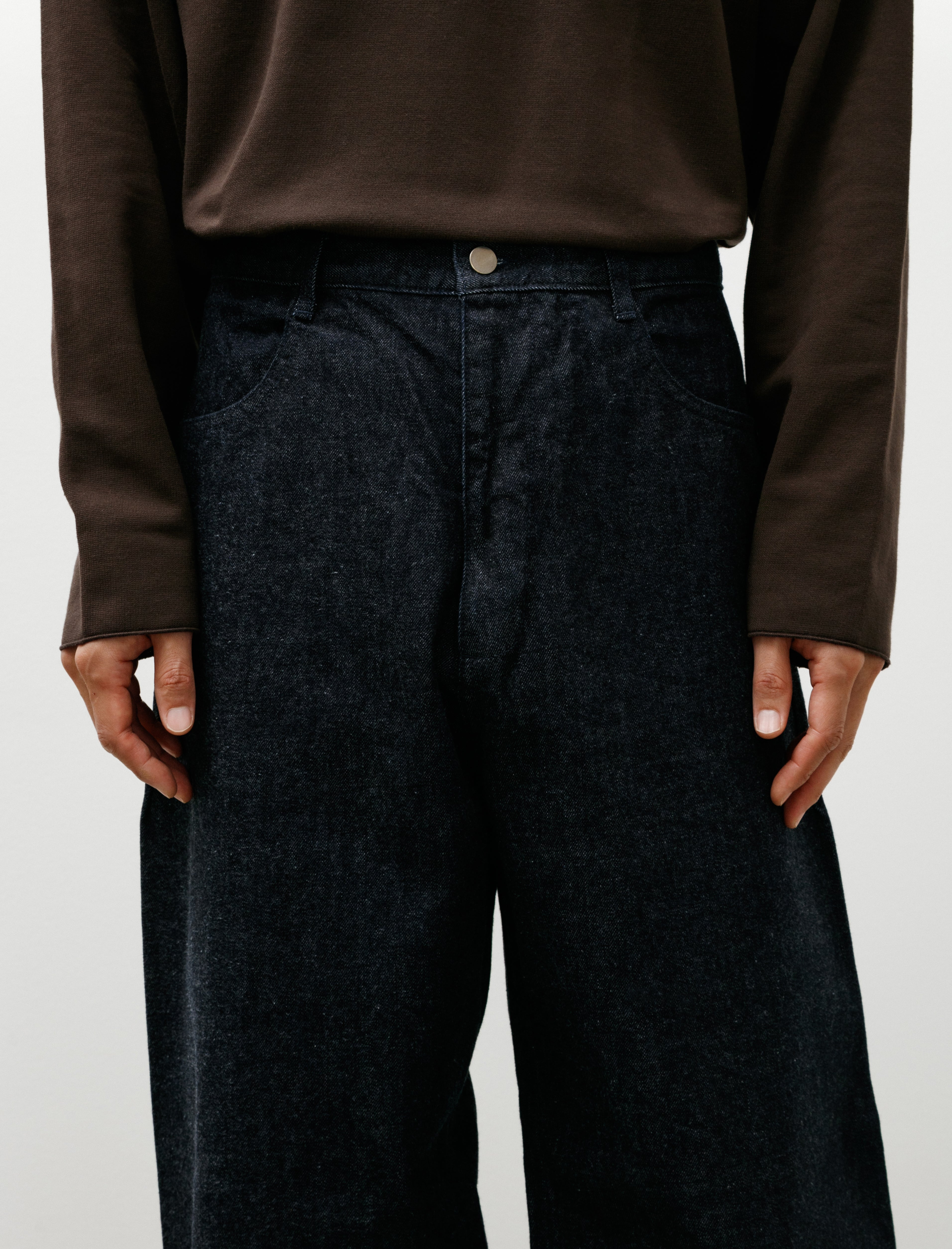 Arpenteur 4 Pocket Wide Cut Denim Indigo