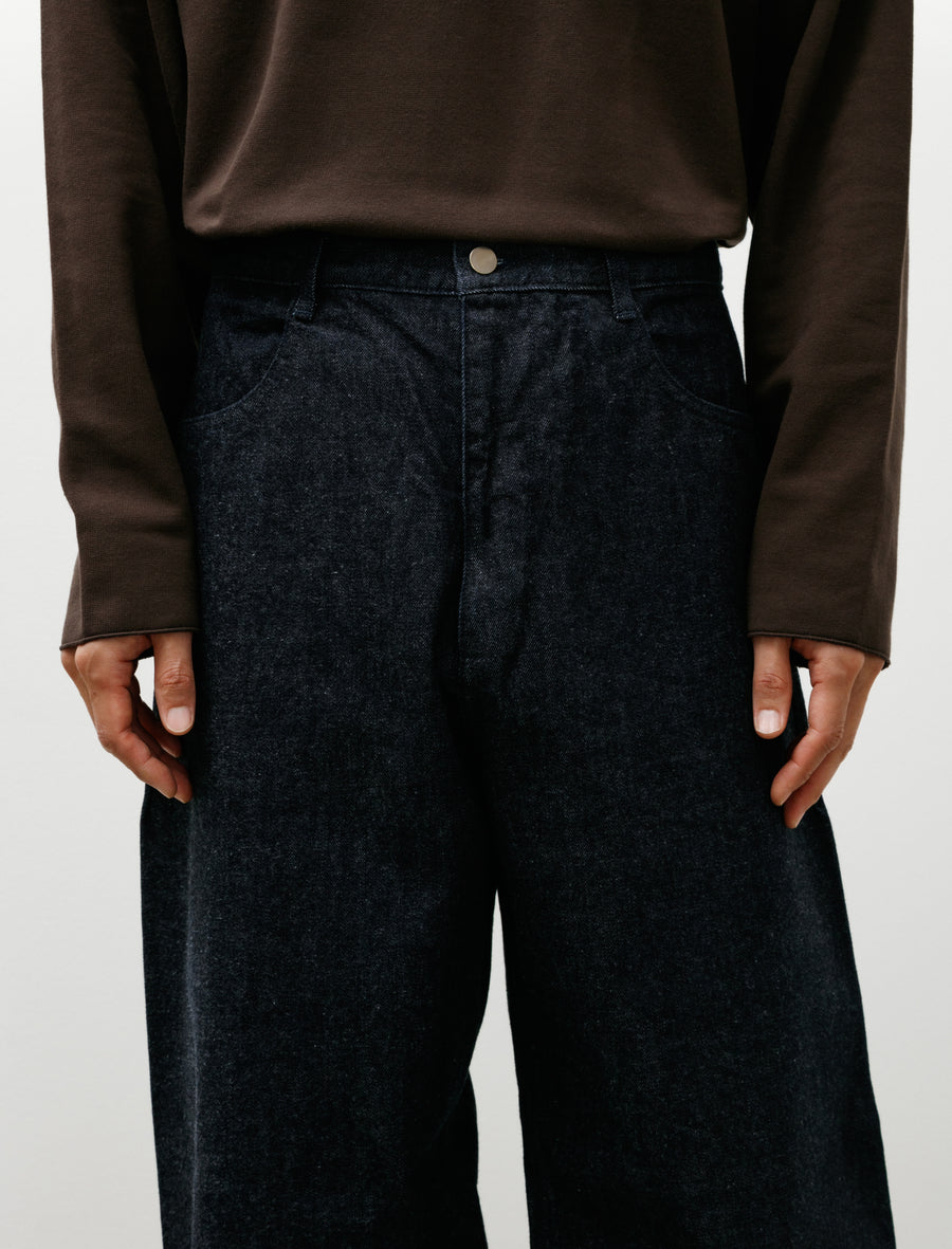 4 Pocket Wide Cut Denim Indigo - Image 7