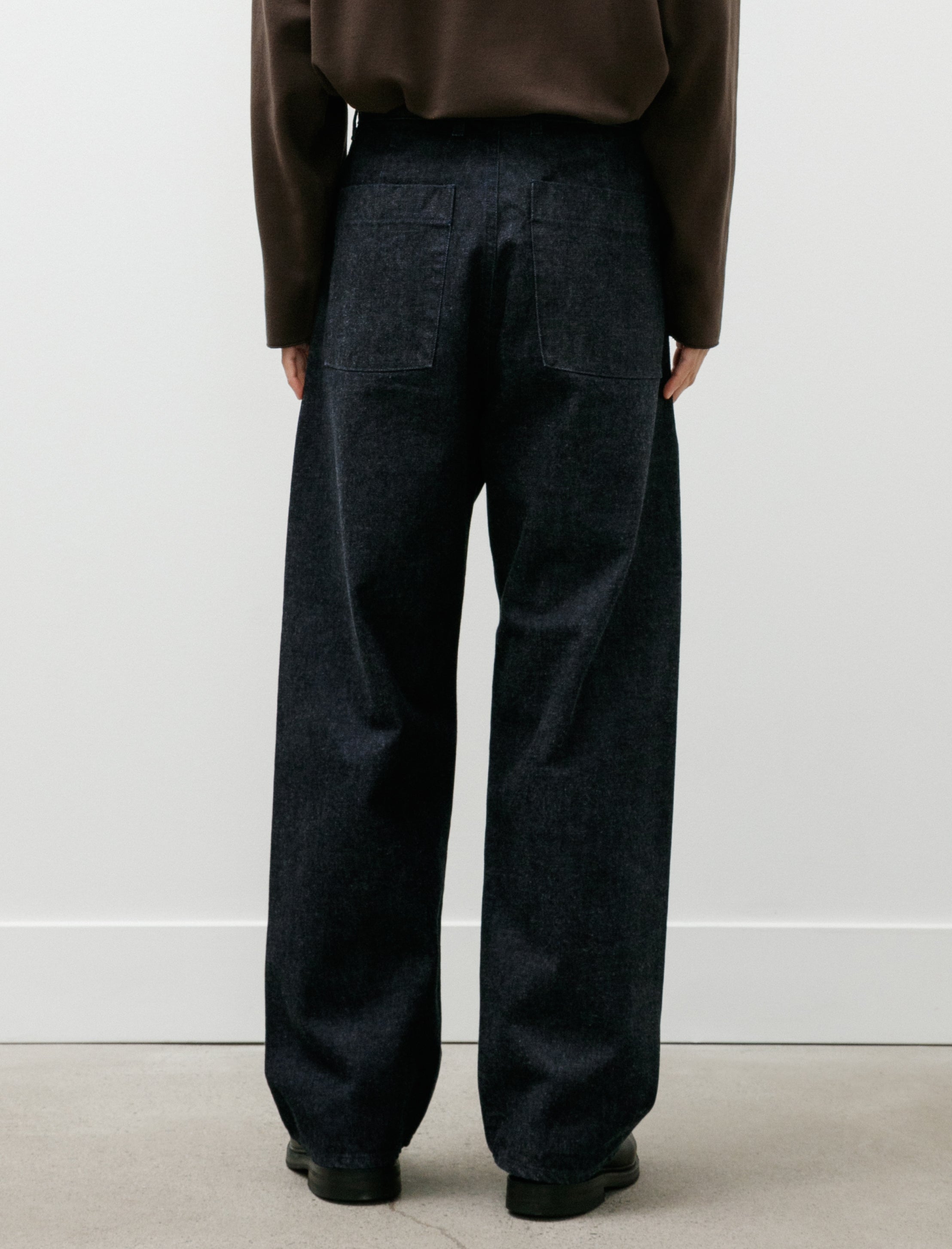 Arpenteur 4 Pocket Wide Cut Denim Indigo