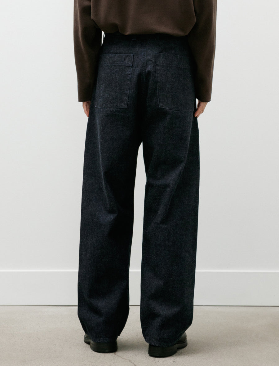 4 Pocket Wide Cut Denim Indigo - Image 5
