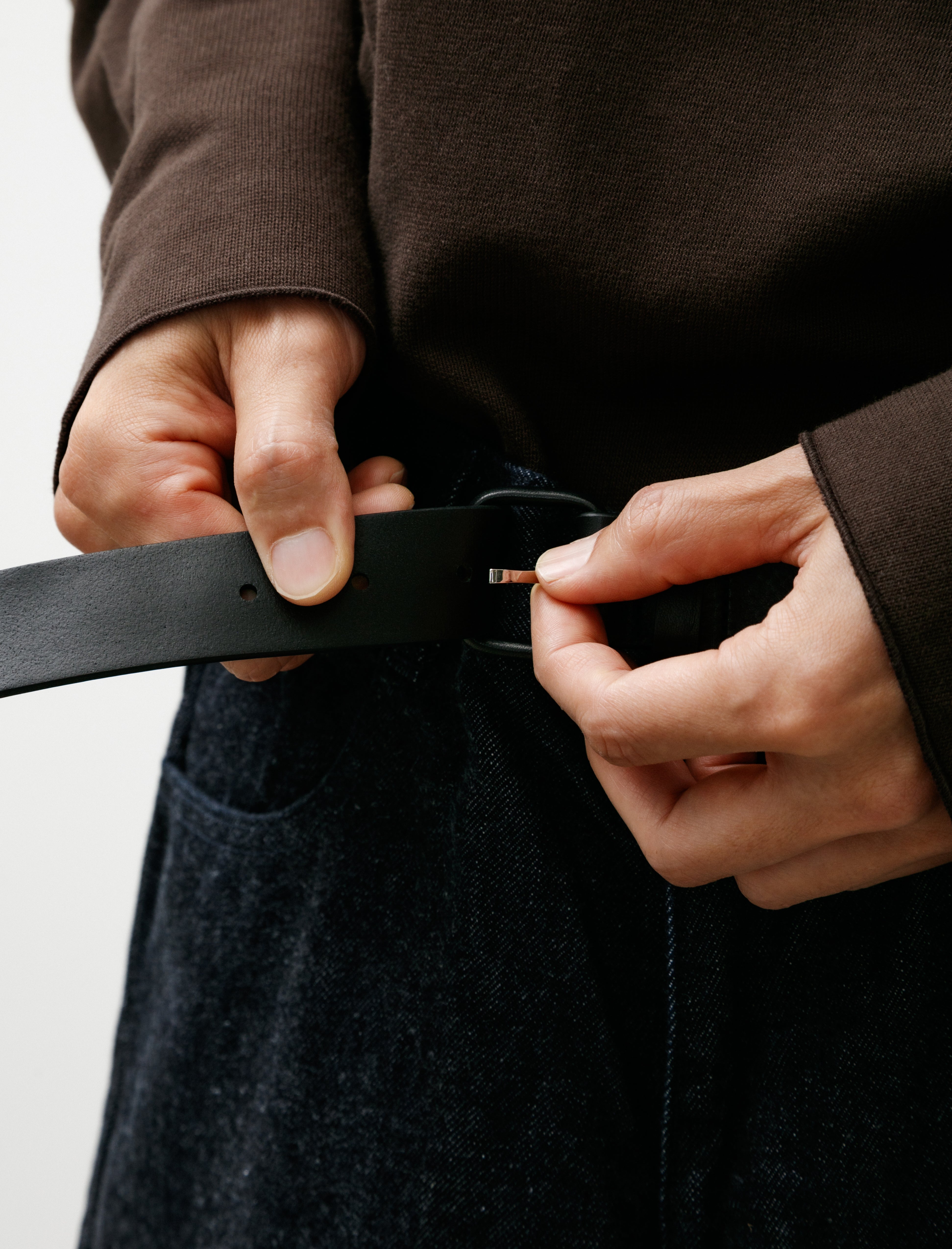 Arpenteur Logic Veg Tanned Belt Black