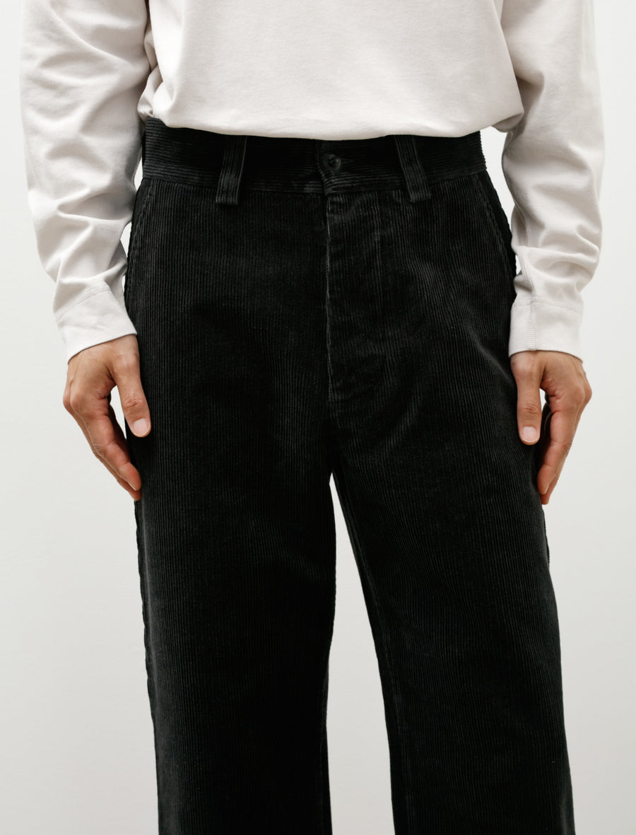 MHL Simple Trousers 8 Wale Cotton Corduroy Slate - Image 7