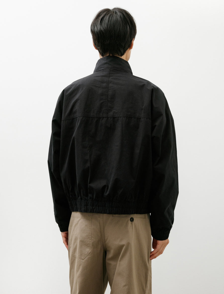 MHL Track Jacket Crisp Cotton Poplin Black - Image 2