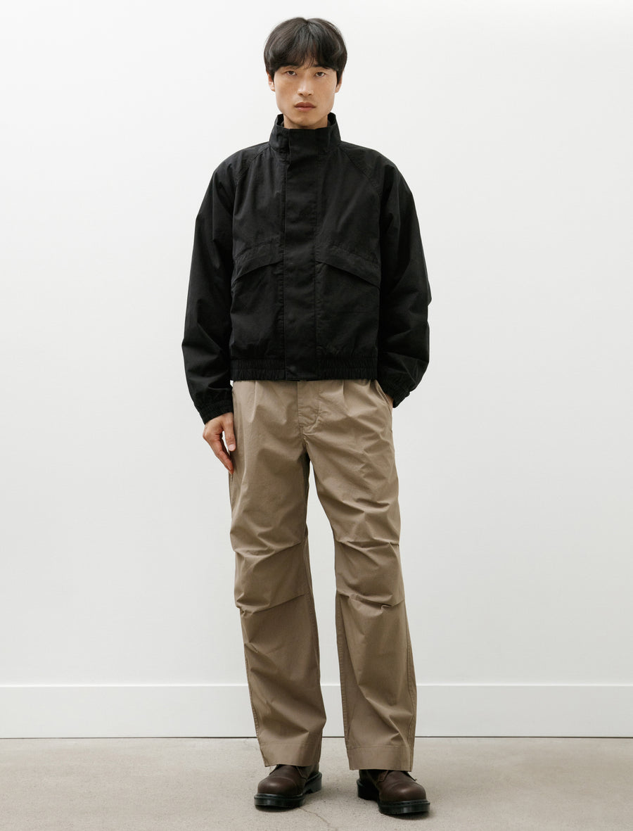 MHL Track Jacket Crisp Cotton Poplin Black - Image 5