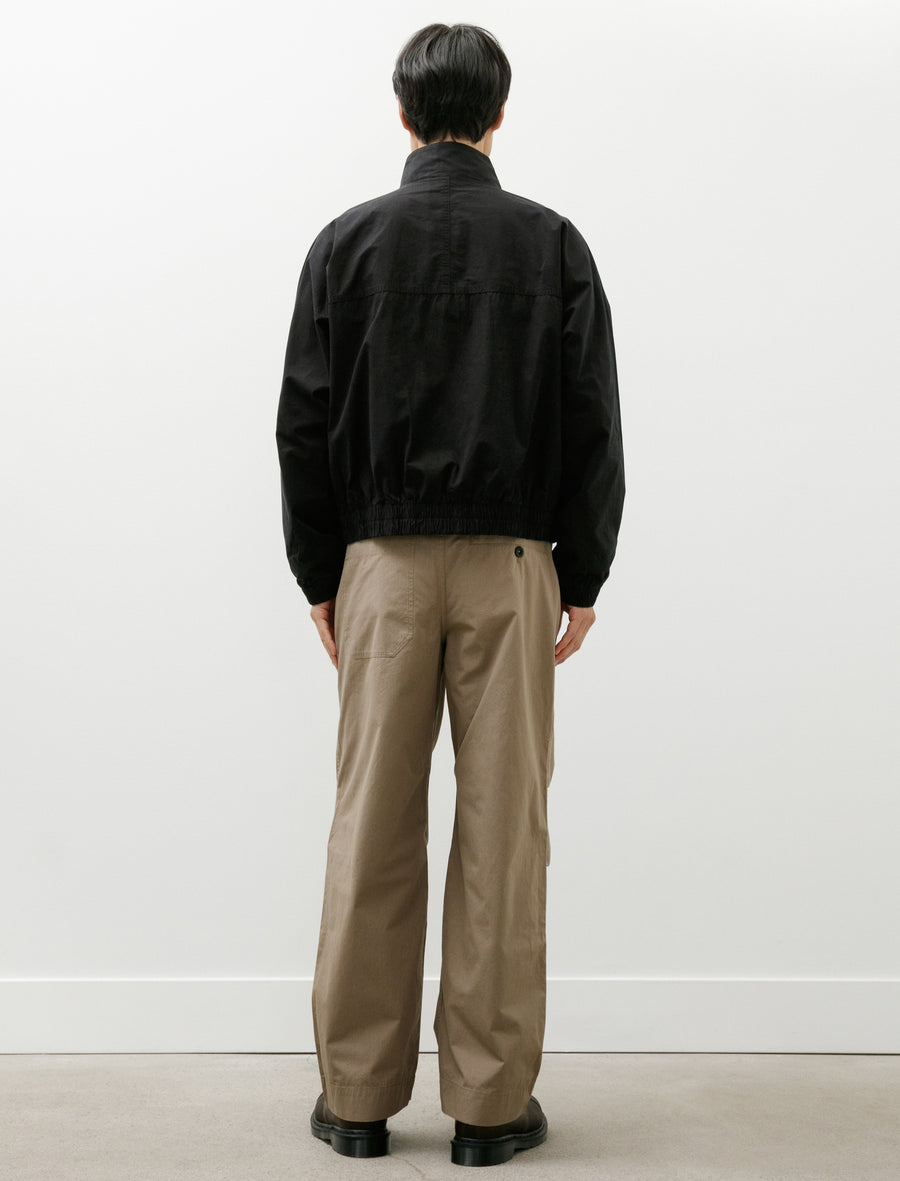 MHL Track Jacket Crisp Cotton Poplin Black - Image 7
