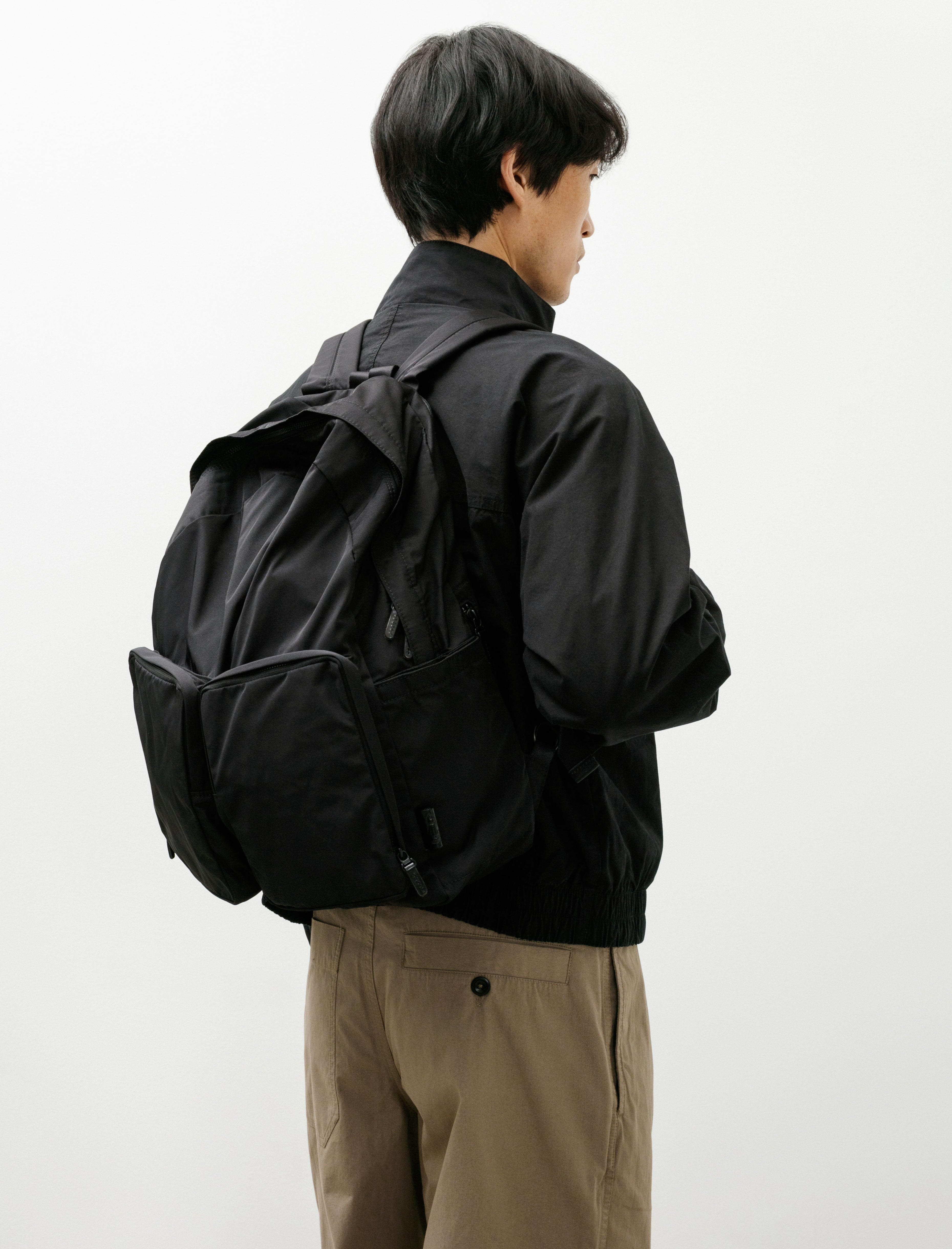 Amiacalva Gabardine Backpack M Black