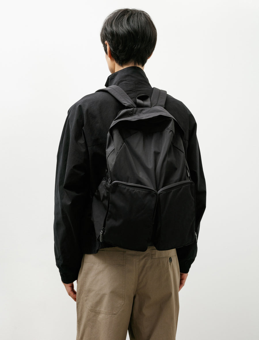 Gabardine Backpack M Black - Image 2