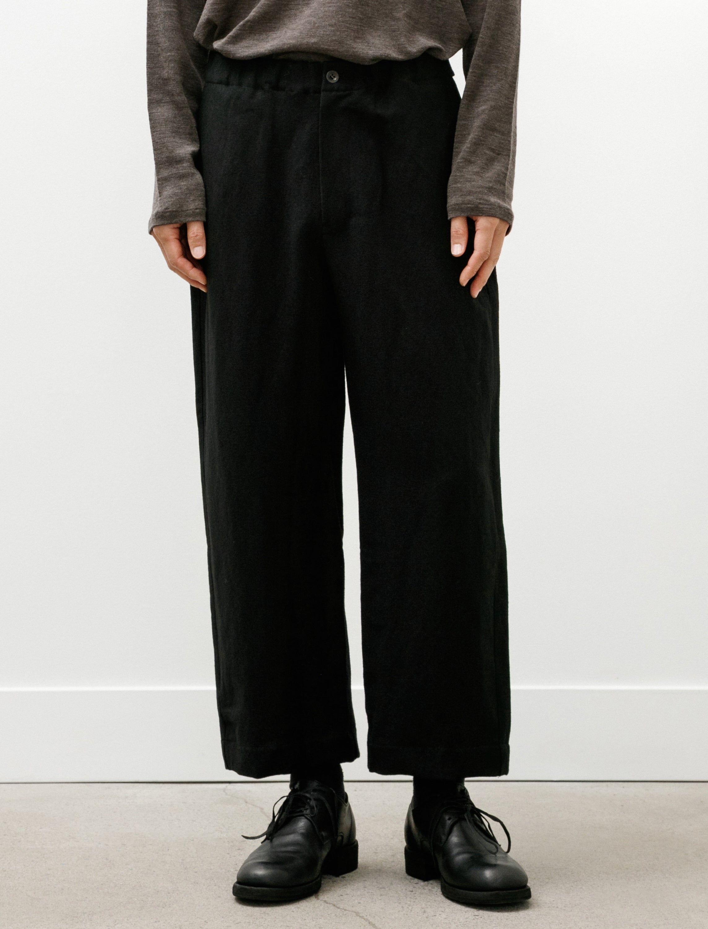 Sono Tatum Trousers Linen Wool Black