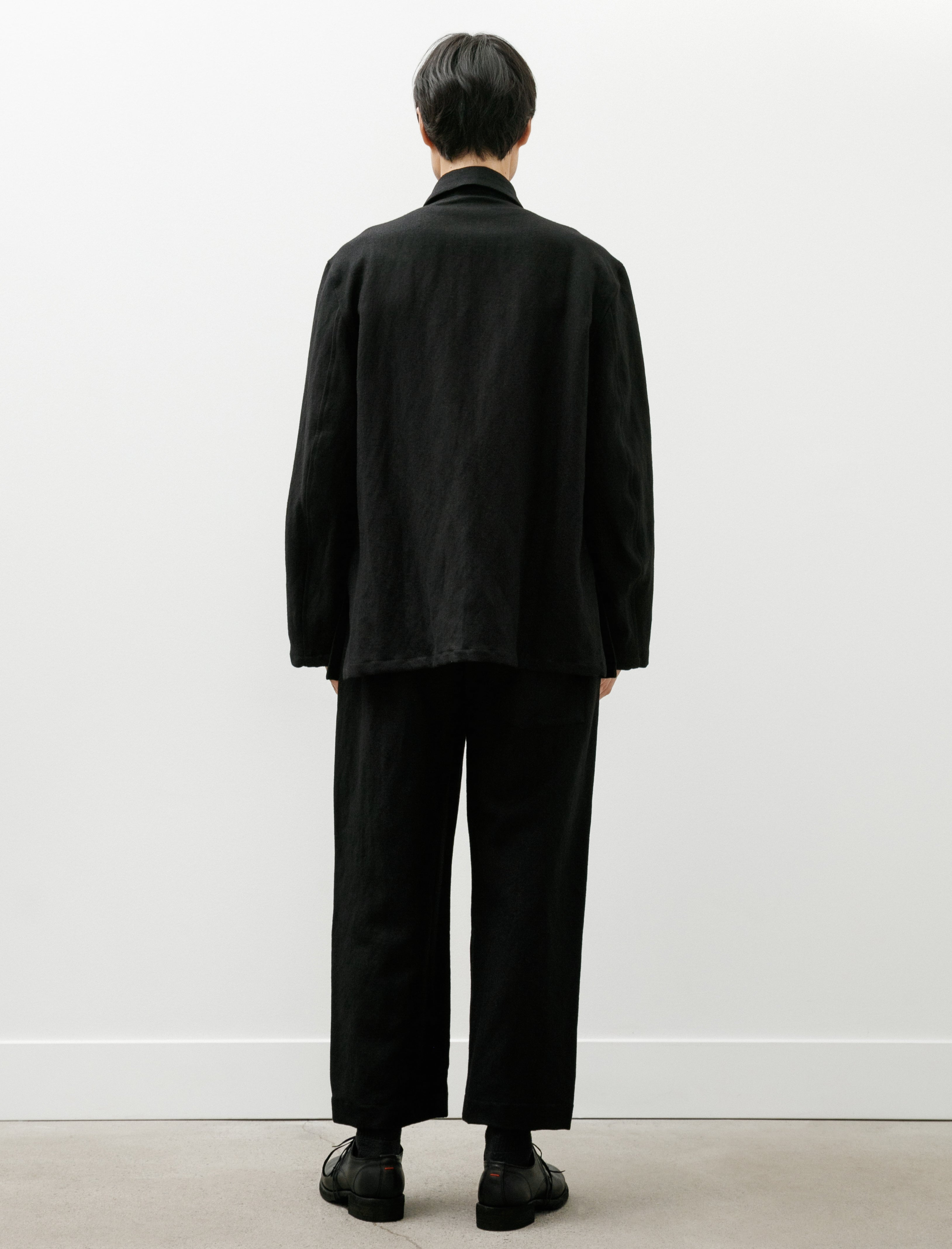 Sono Tatum Trousers Linen Wool Black