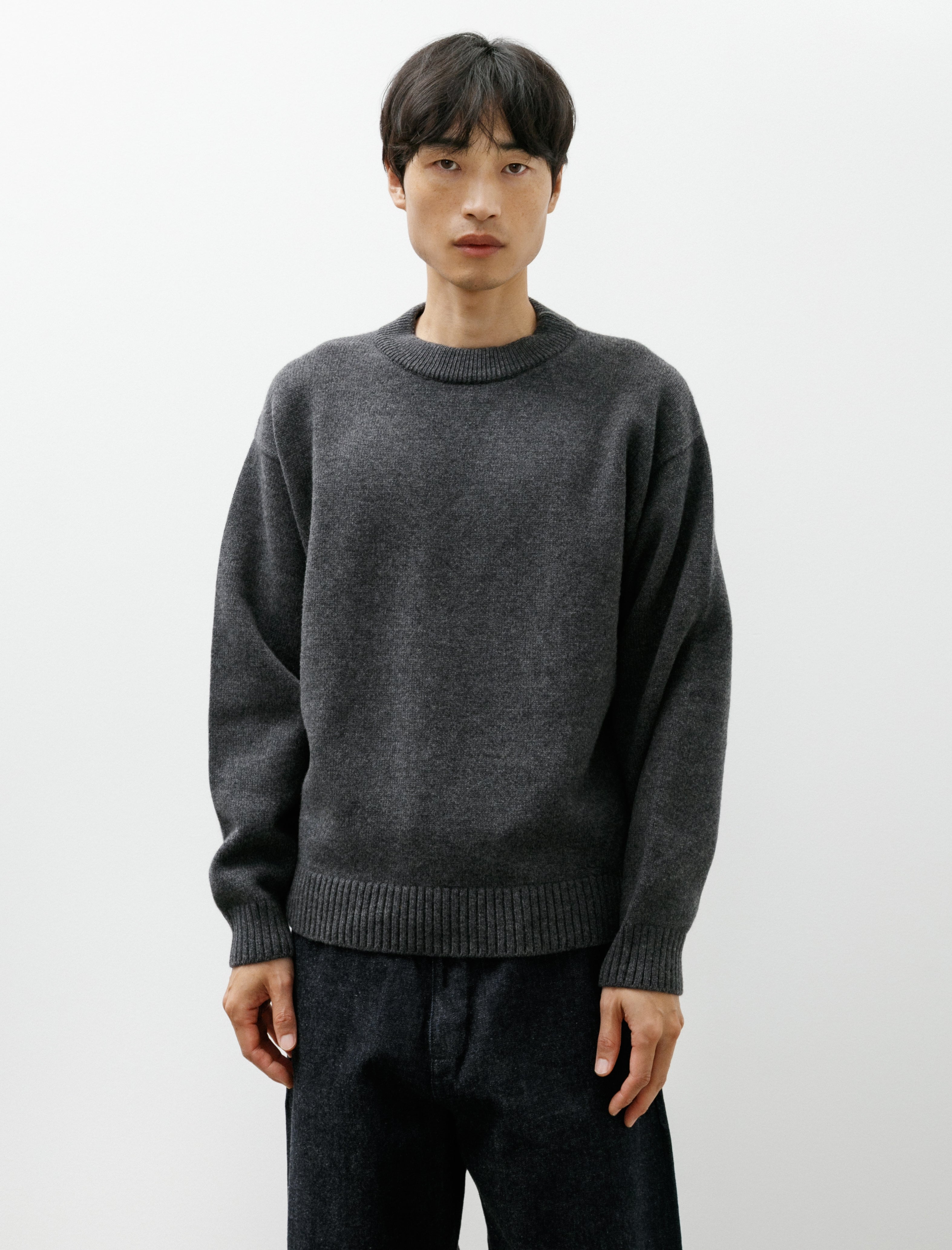 Arpenteur Source Sweater Merino Cashmere Charcoal