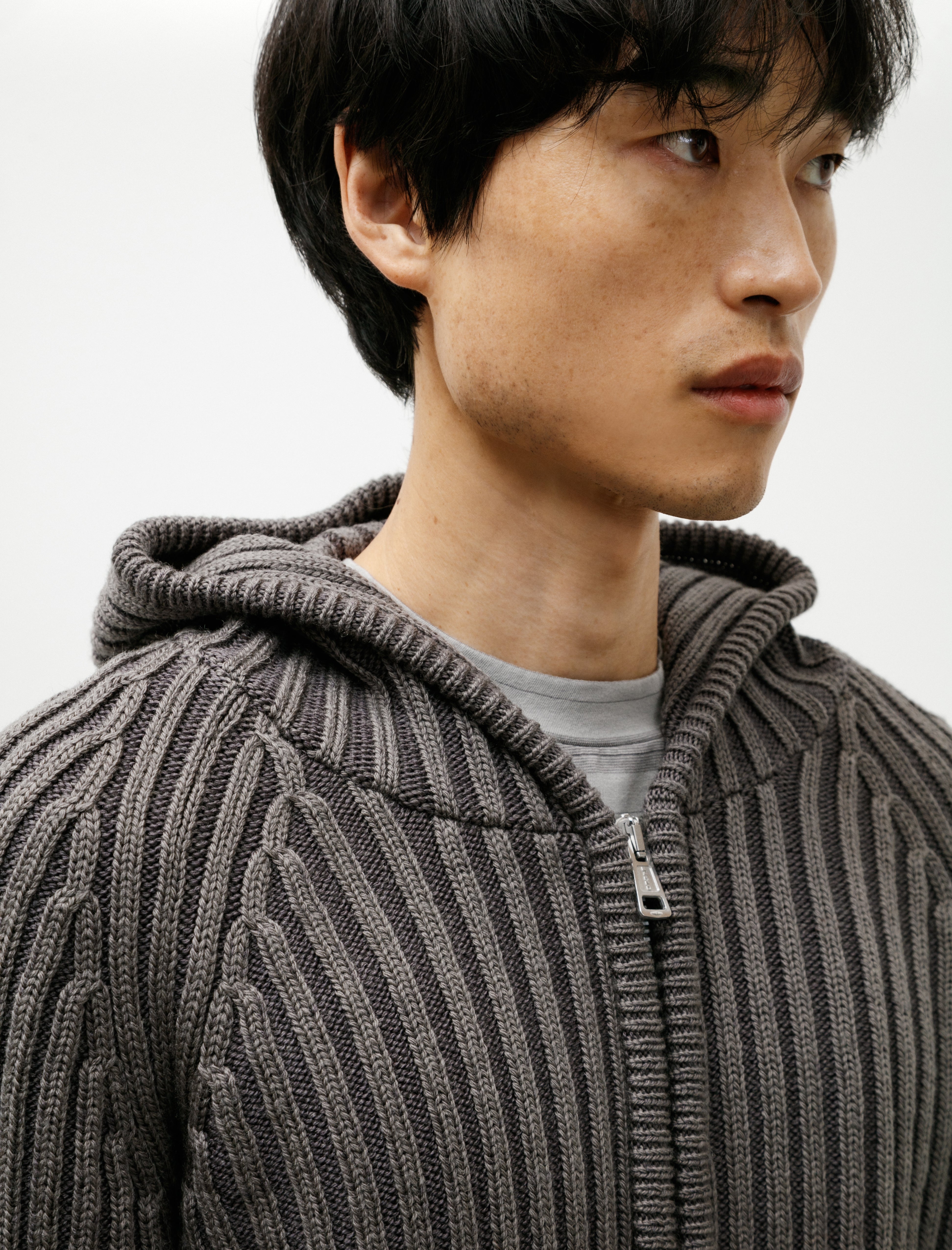 Our Legacy Level Hood Sage Stripe Dry Merino Wool