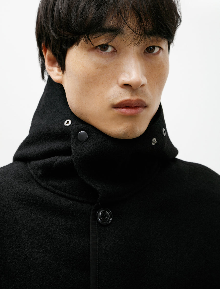 Liner Jacket Black Stamped Wool - Image 6