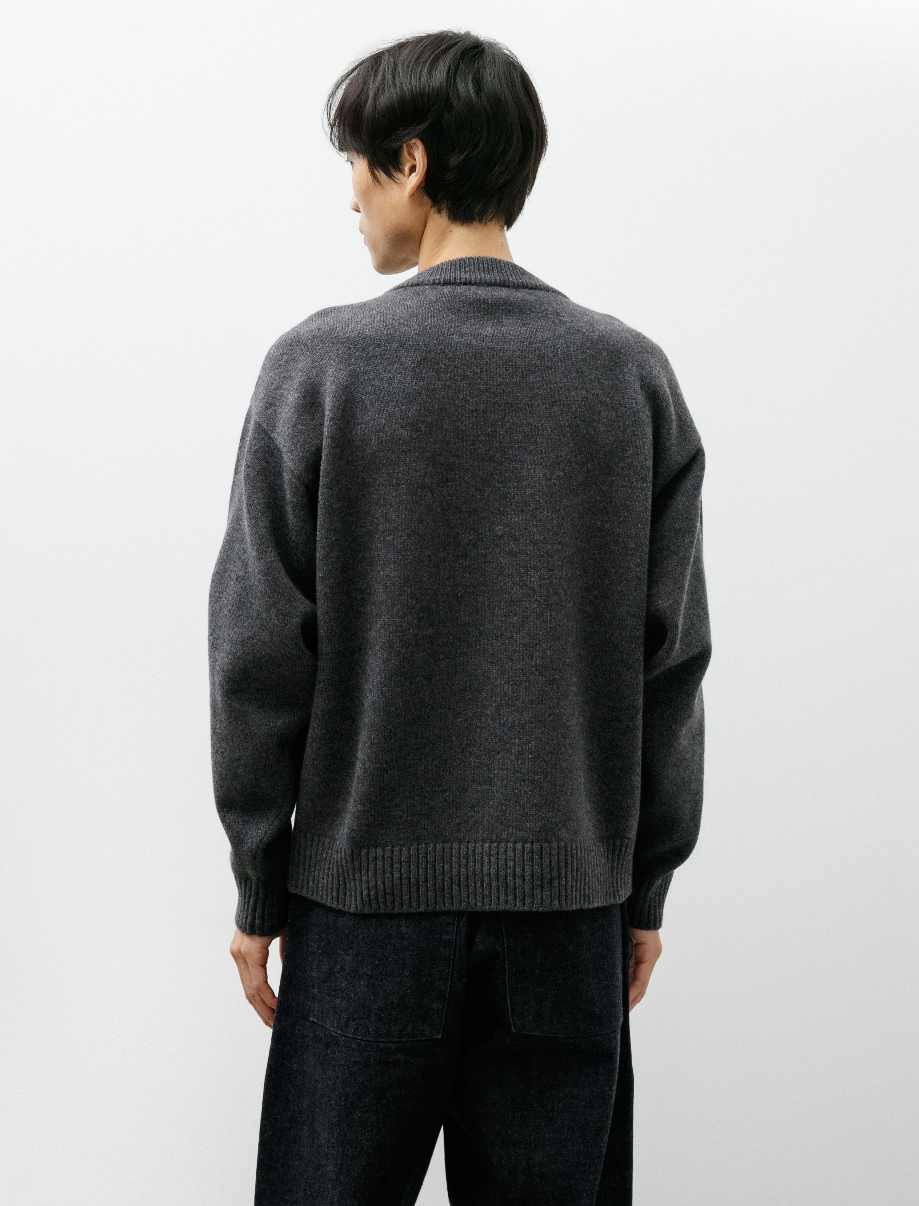Arpenteur Source Sweater Merino Cashmere Charcoal