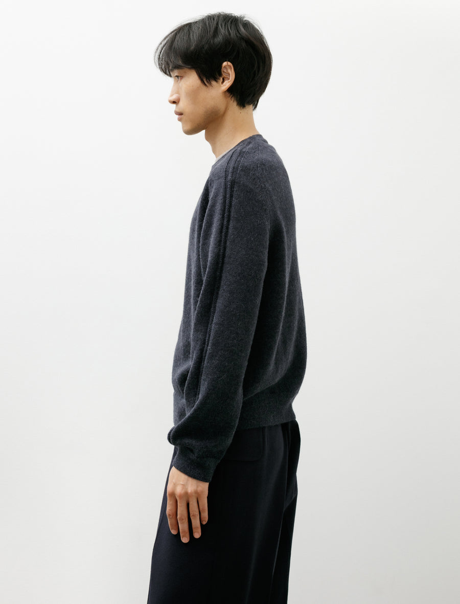 True Roundneck Charcoal Snug Alpaca Wool - Image 3