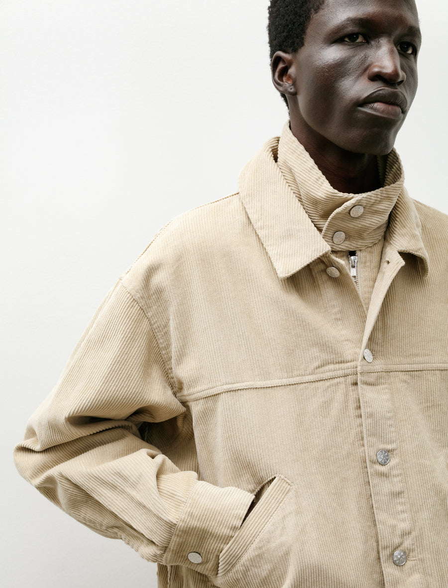 Double Cord Jacket Beige - Image 9